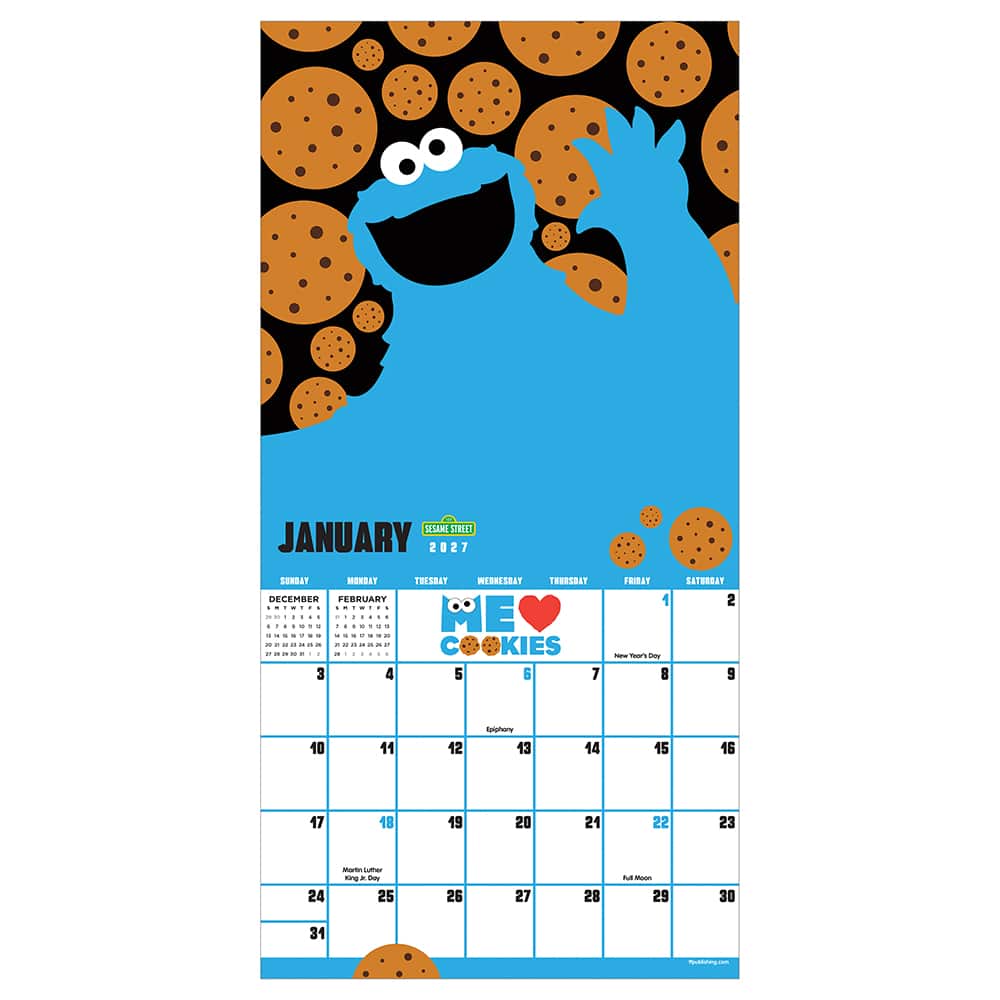 2027 Sesame Street Mini Calendar