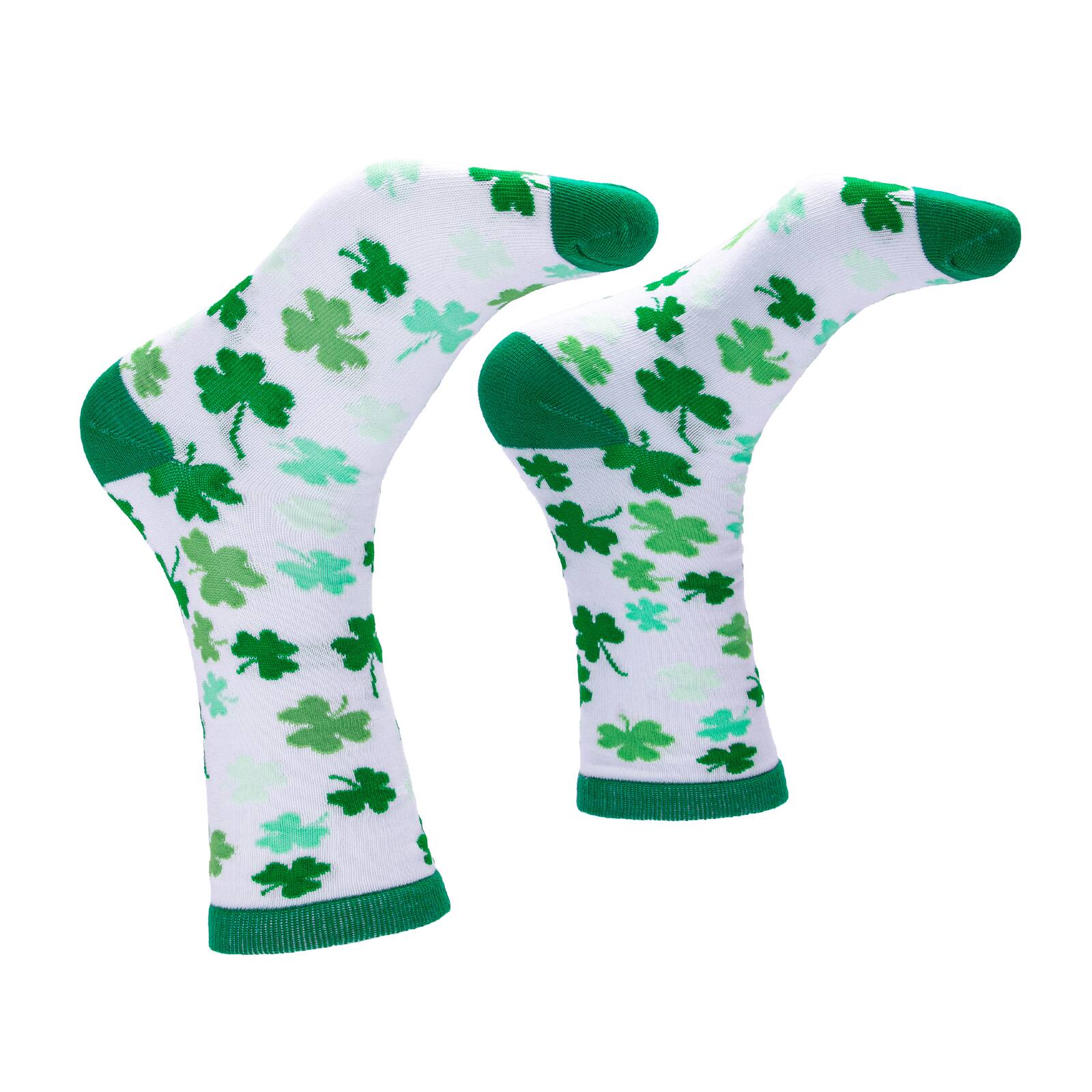 Shamrocks Adult Crew Socks by Celebrate It™