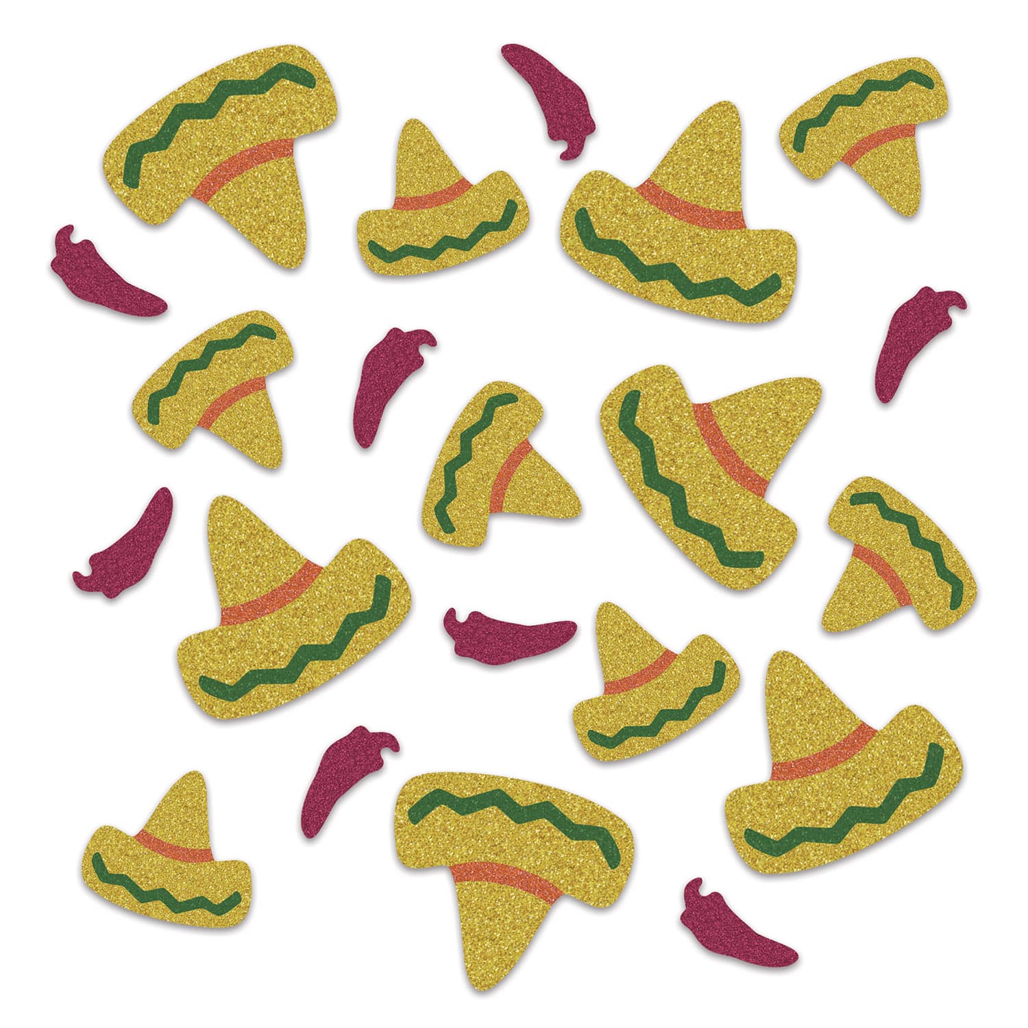 Beistle 1oz. Fiesta Deluxe Sparkle Confetti, 2ct.