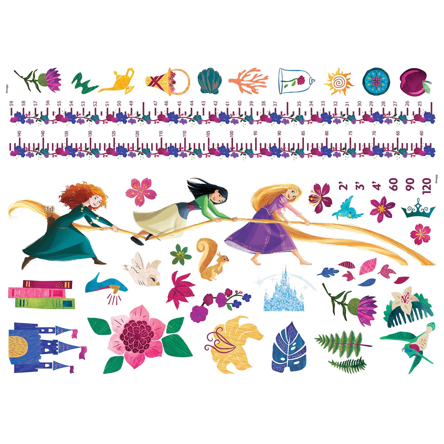 RoomMates Disney Princesses Growth Chart Peel & Stick Wall Decals | Michaels®