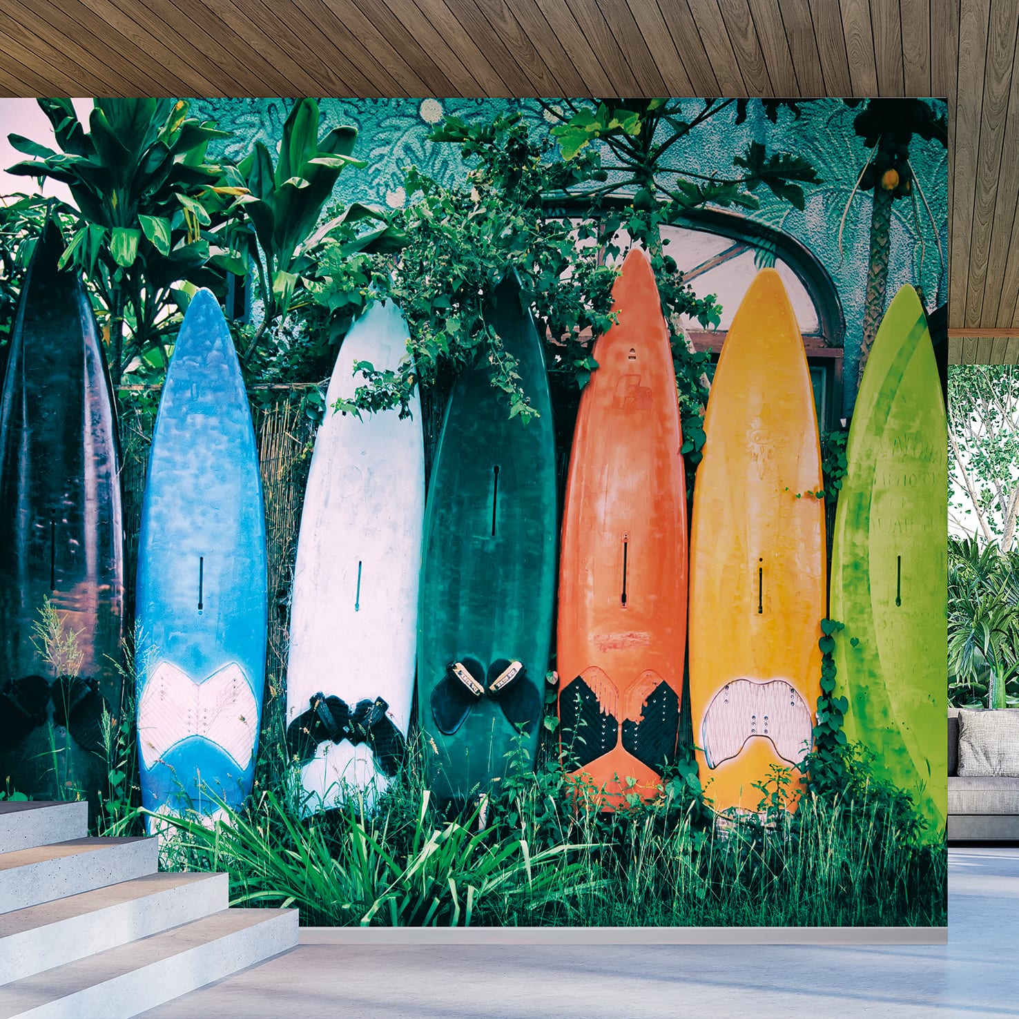Designs Direct Surf Shack Vibes Wall Mural