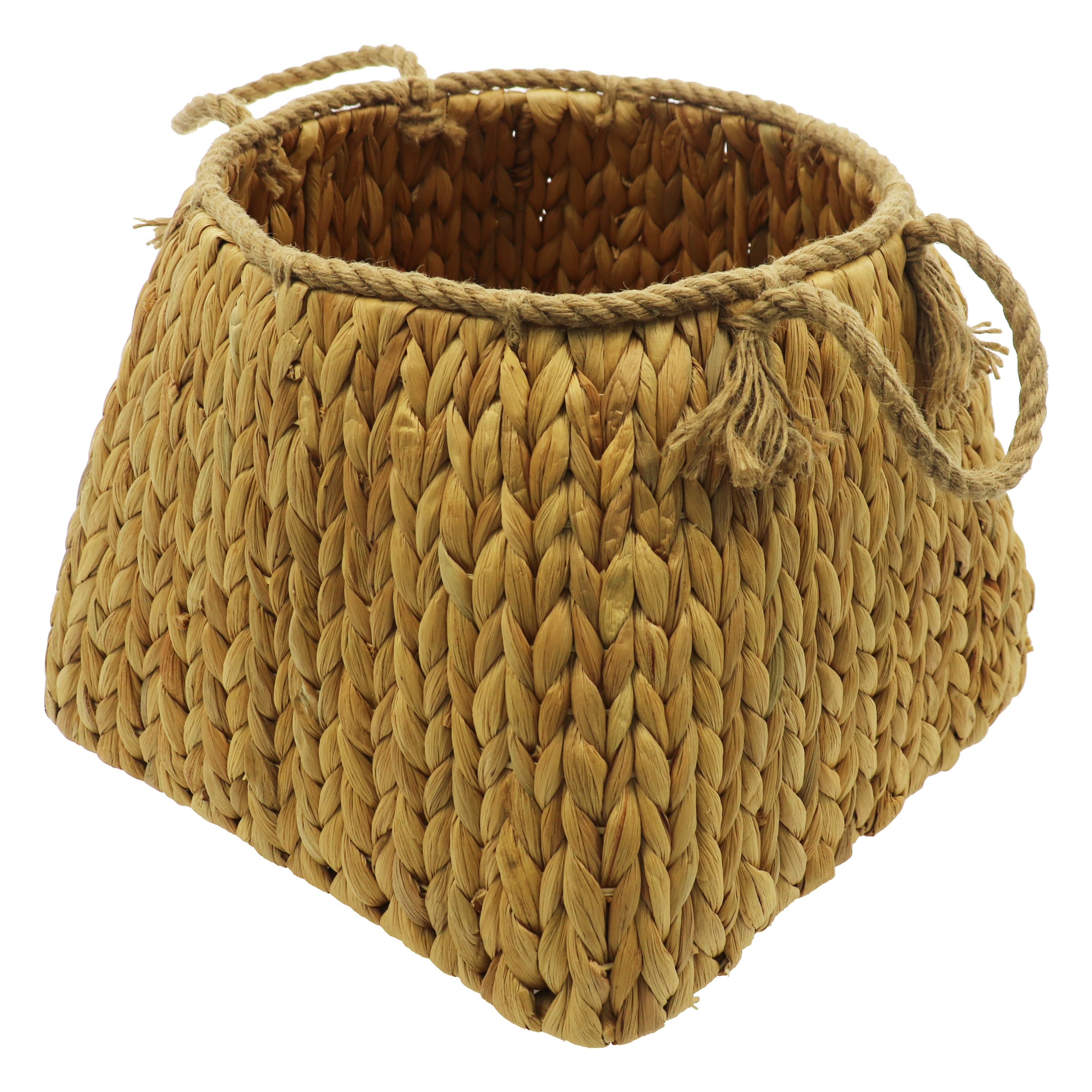 Water Hyacinth Woven Basket by Ashland