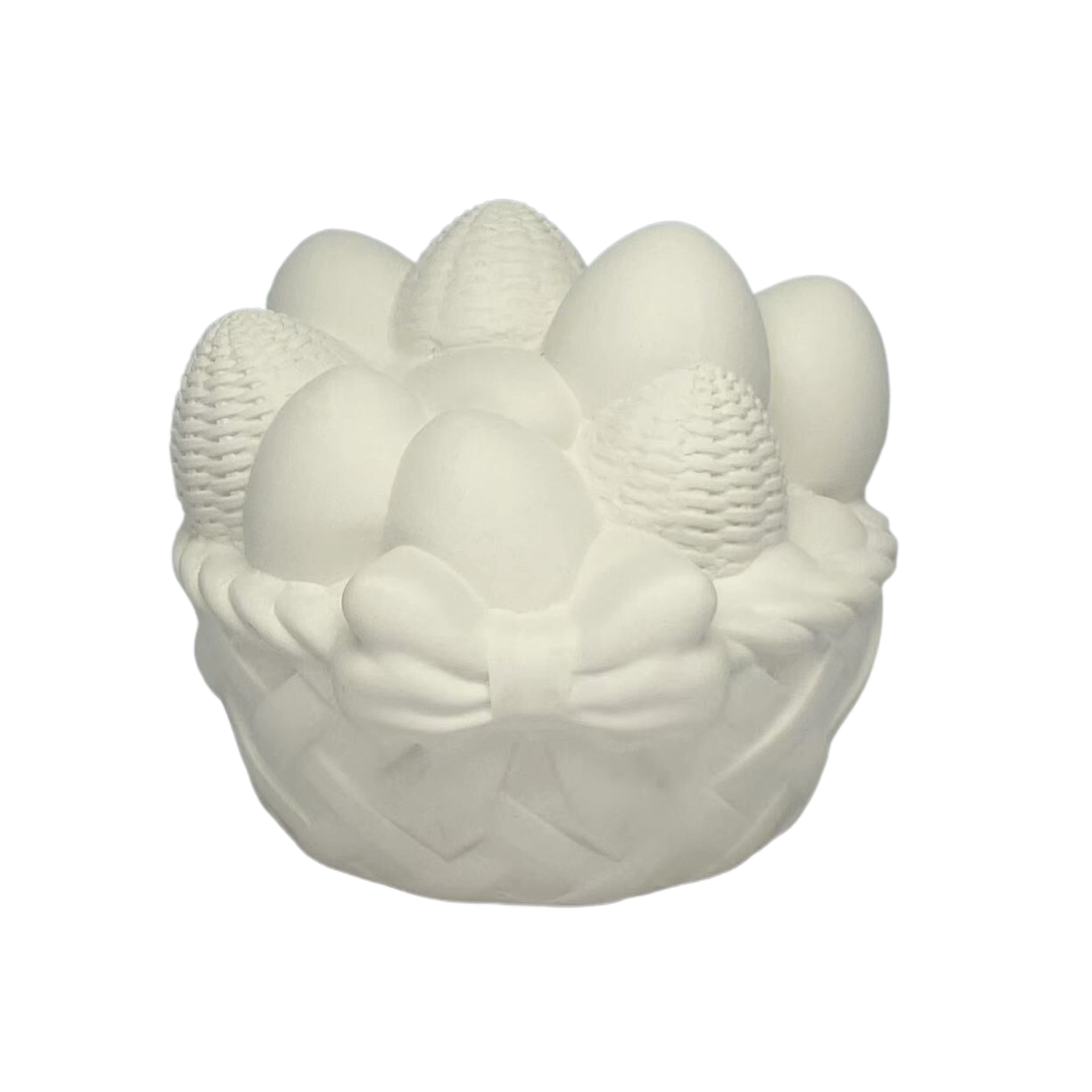 6" Wicker Egg Basket DIY Ceramic Décor by Make Market®