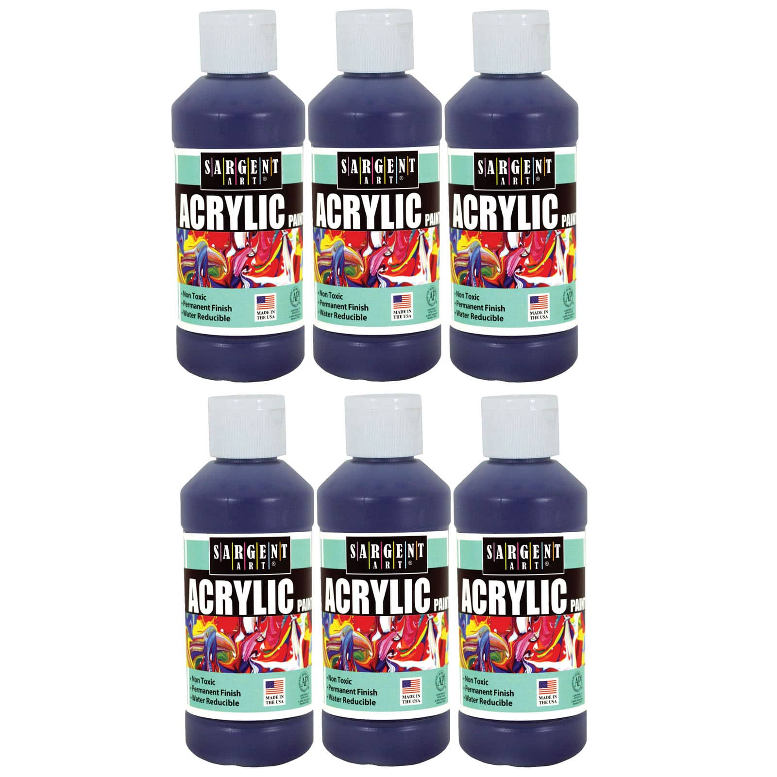 Sargent Art® 8oz. Acrylic Paint, 6ct.