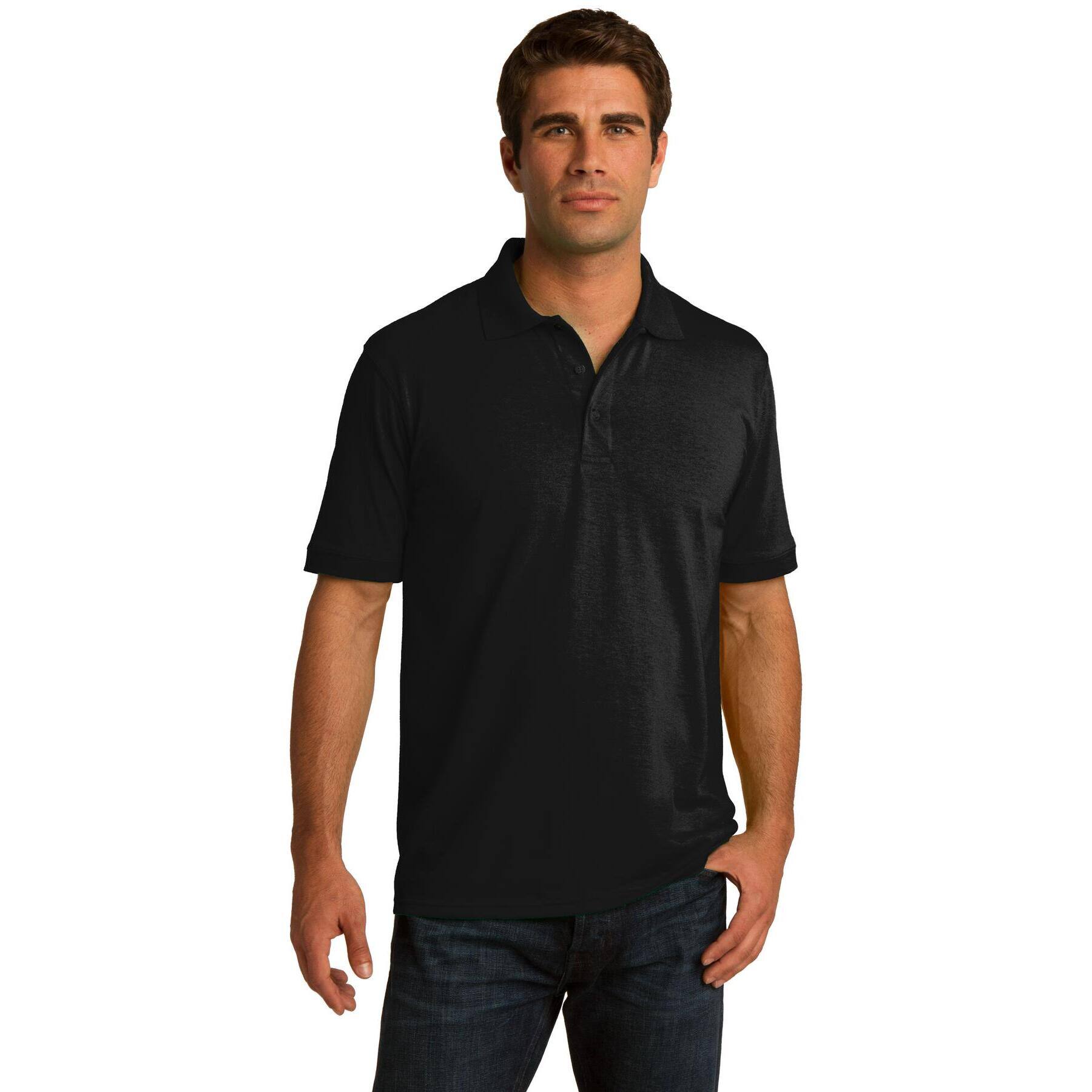 Port & Company® Neutrals Core Blend Jersey Knit Polo