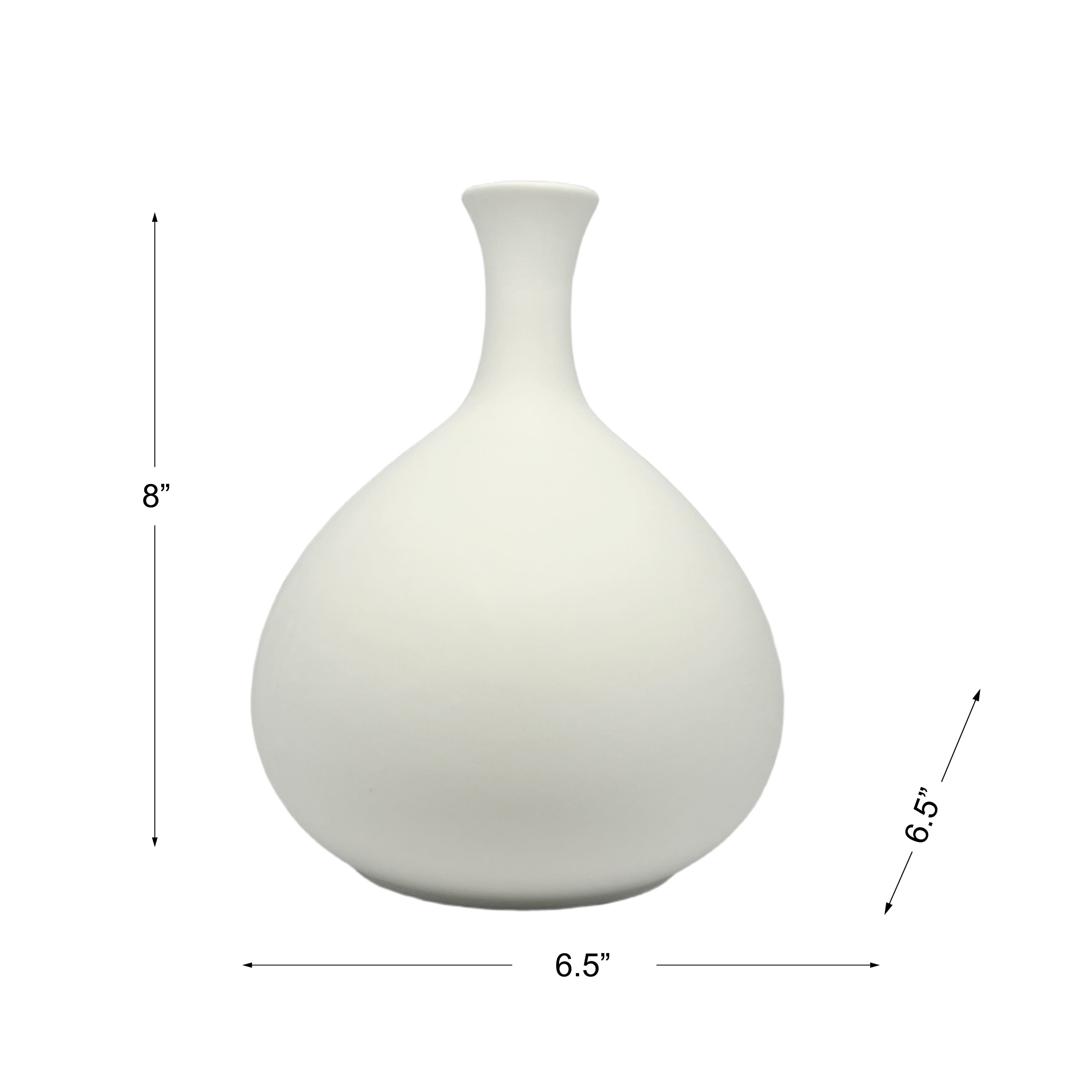 8" DIY Ceramic Trumpet Vase by Make Market®