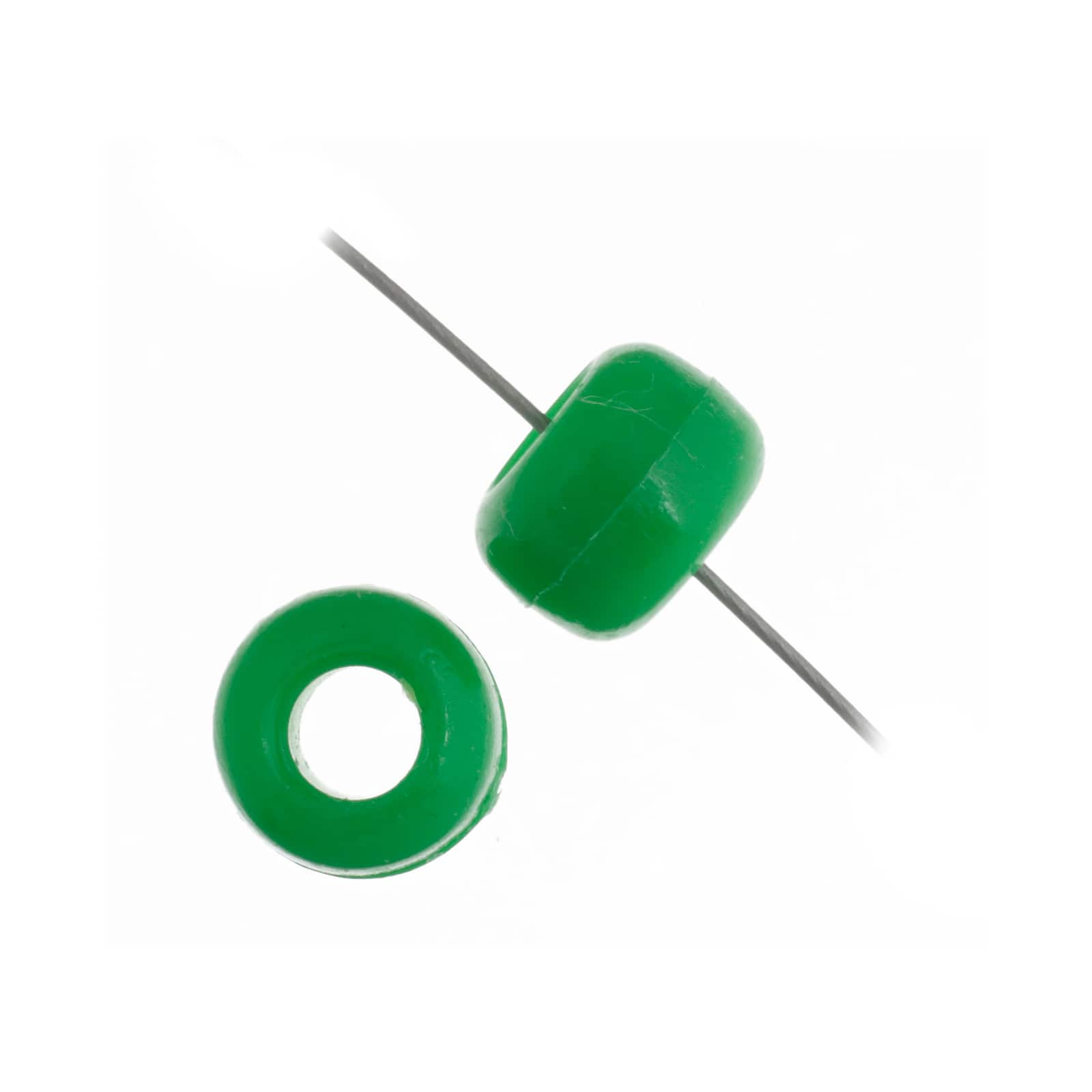 John Bead 9mm Opaque Plastic Pony Beads, 1,000ct.