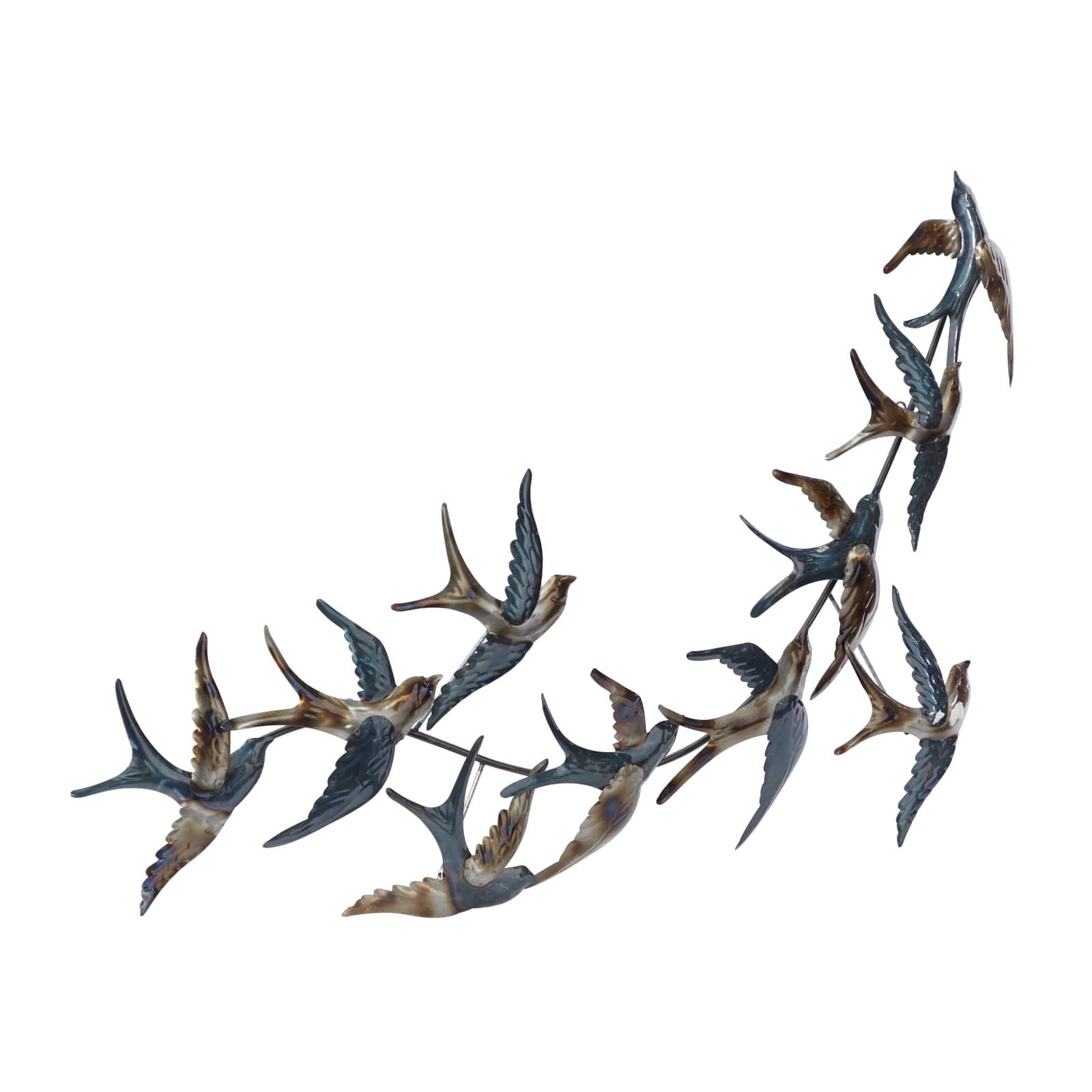 Black Iron Coastal Wall Decor, 27" x 52" x 3"