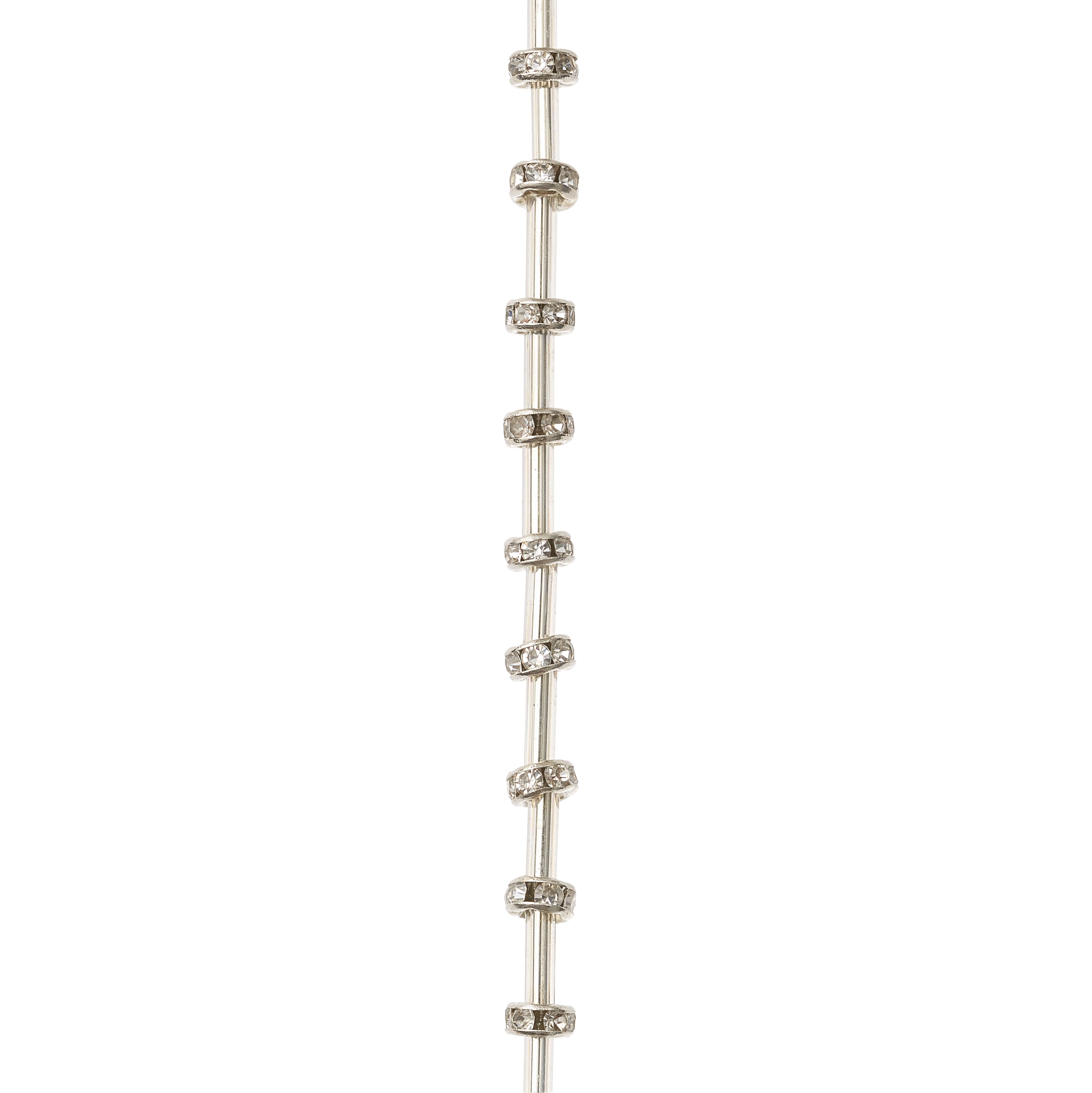 9 Packs: 19 ct. (171 total) Silver Rhinestone Studded Rondel Beads, 4mm by Bead Landing™