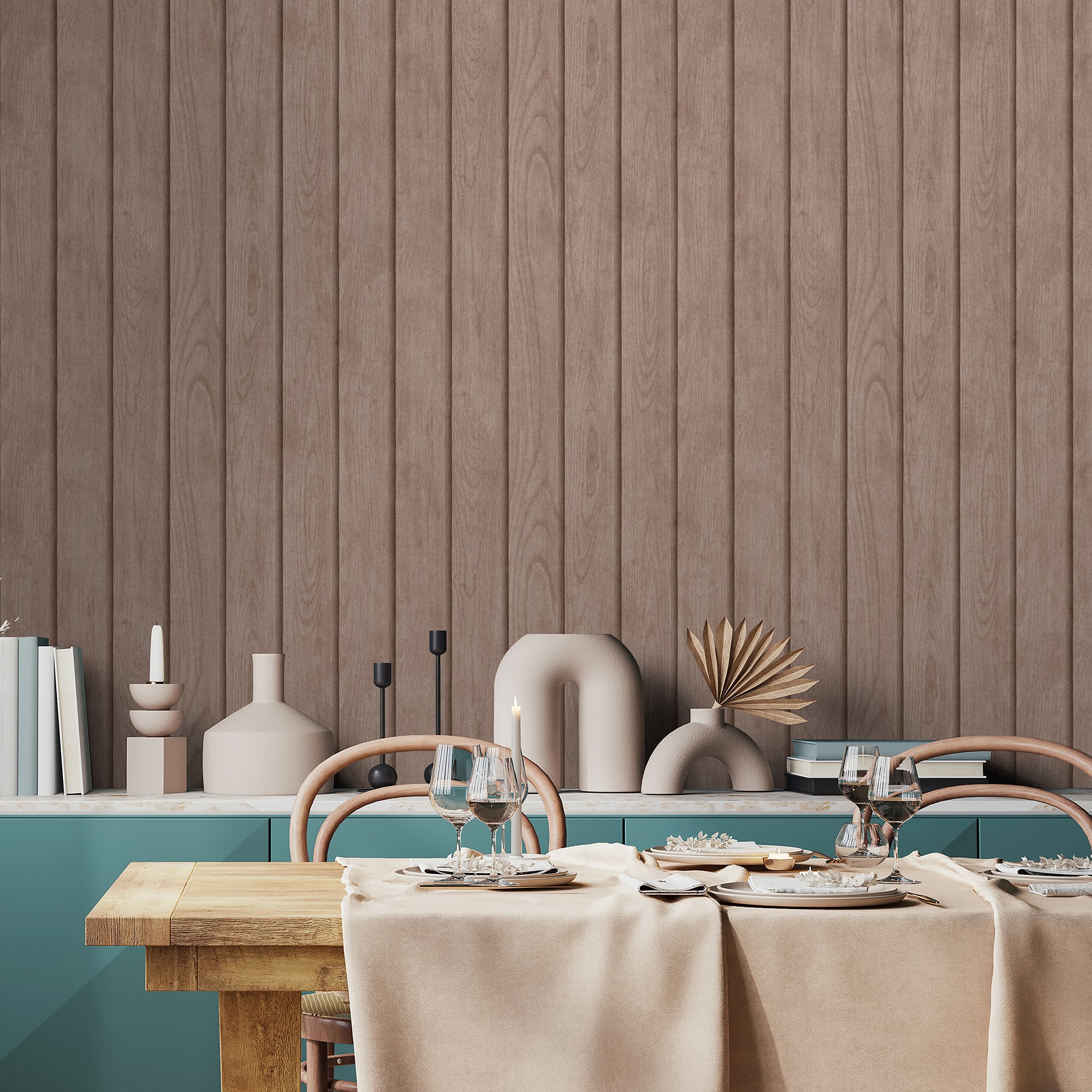 Designs Direct Luxe Wood Slats Wallpaper