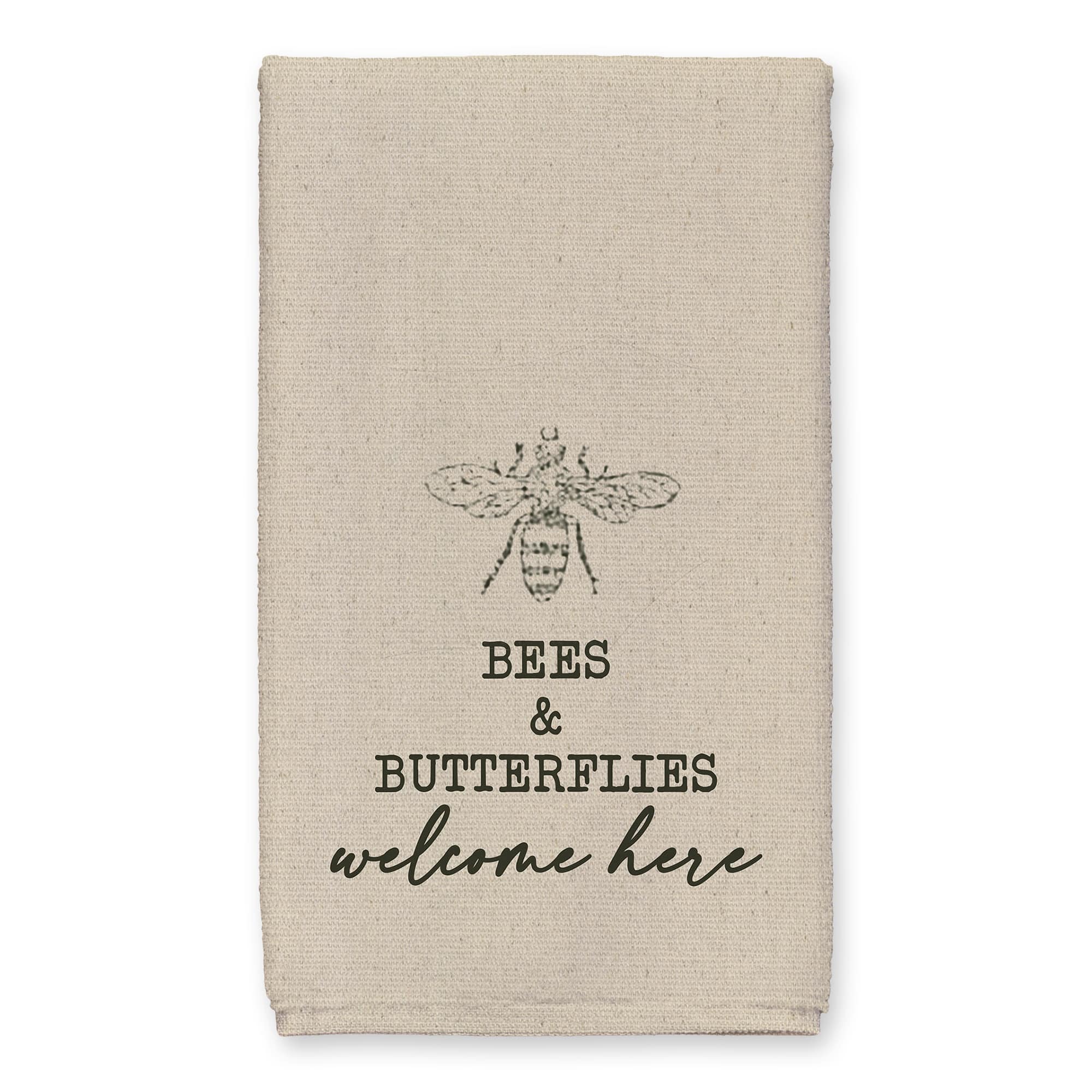 Bees & Butterflies Welcome Tea Towel Set