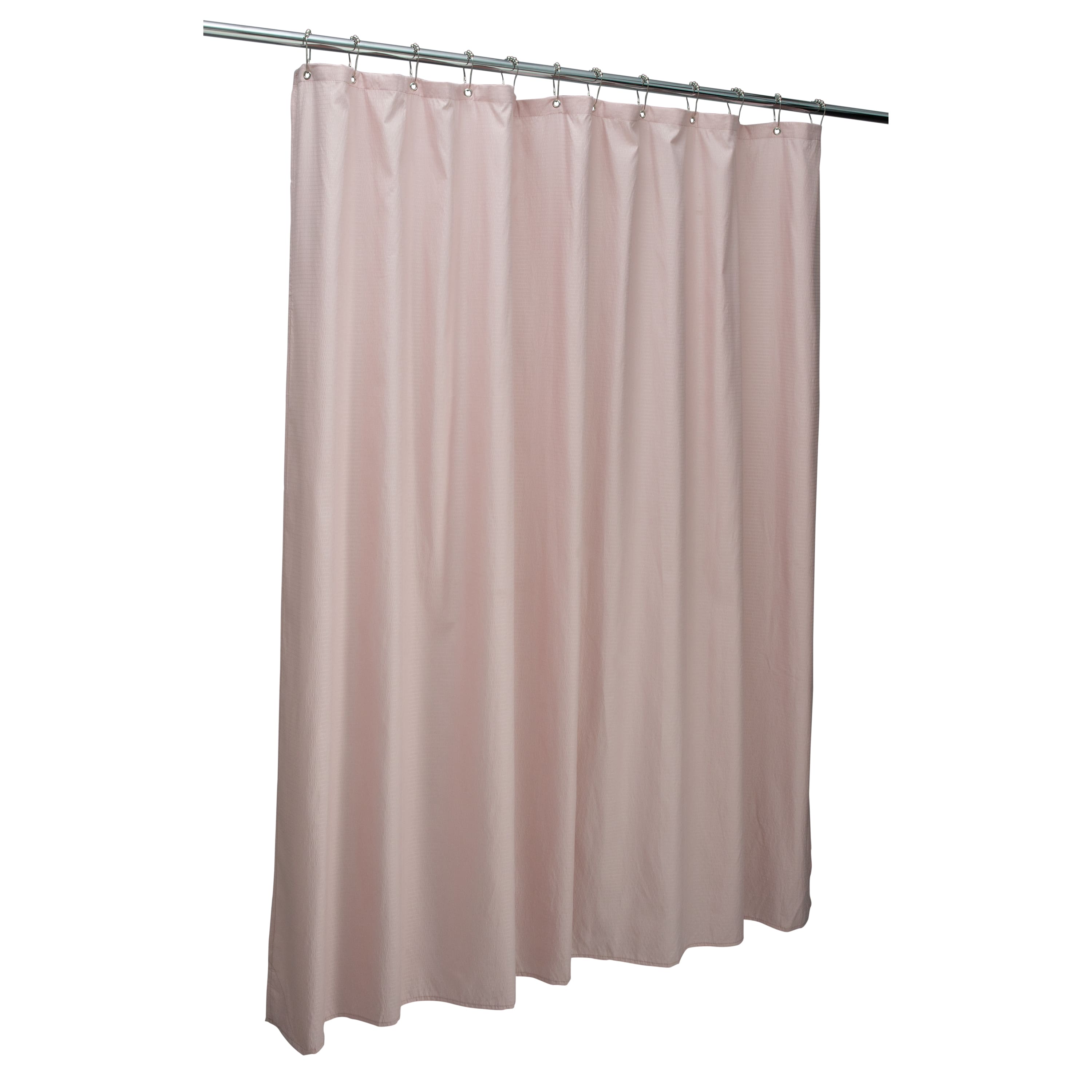 Bath Bliss Microfiber Soft Touch Dash Design Shower Curtain Liner