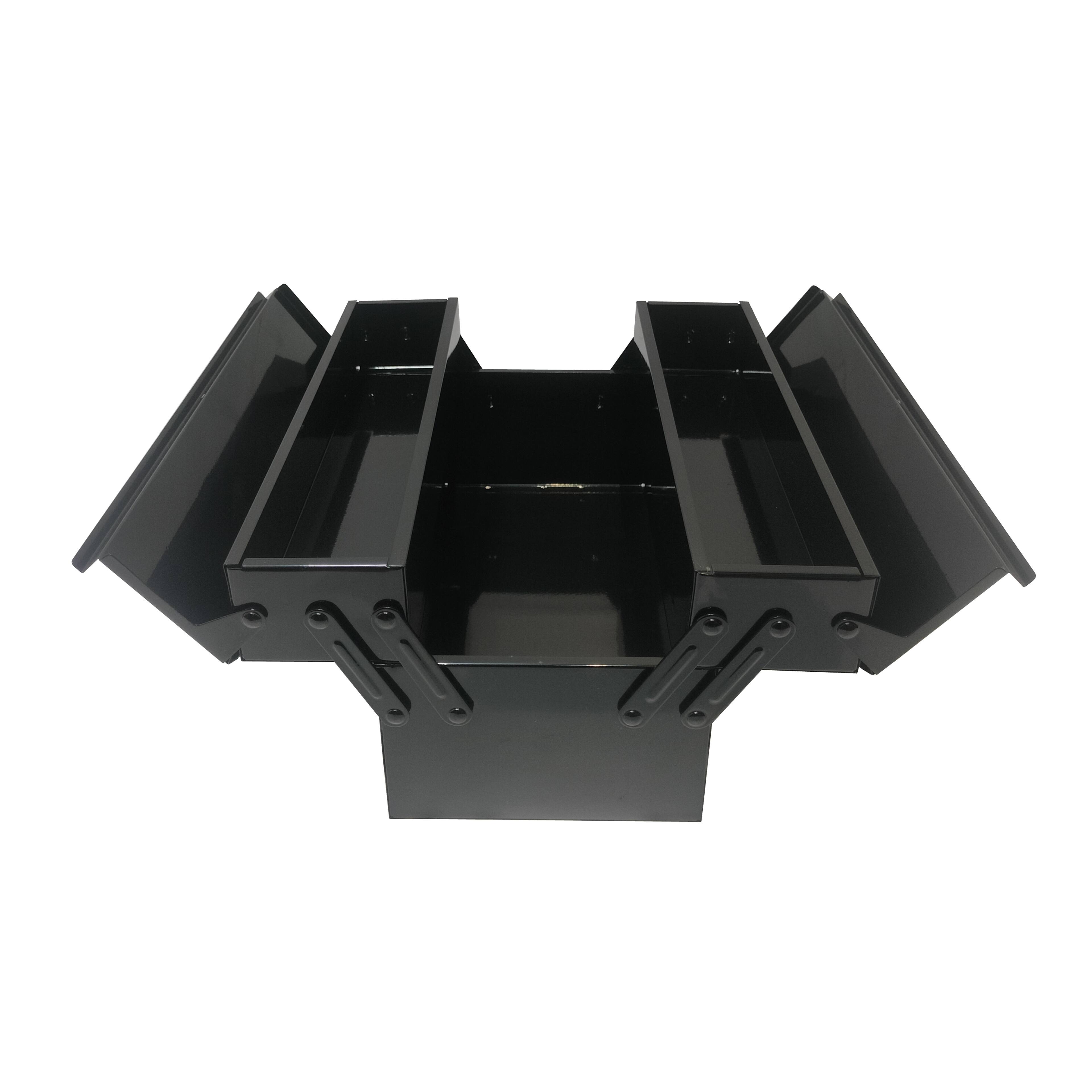 4 Pack: Medium Black Metal Storage Box by Artist's Loft™