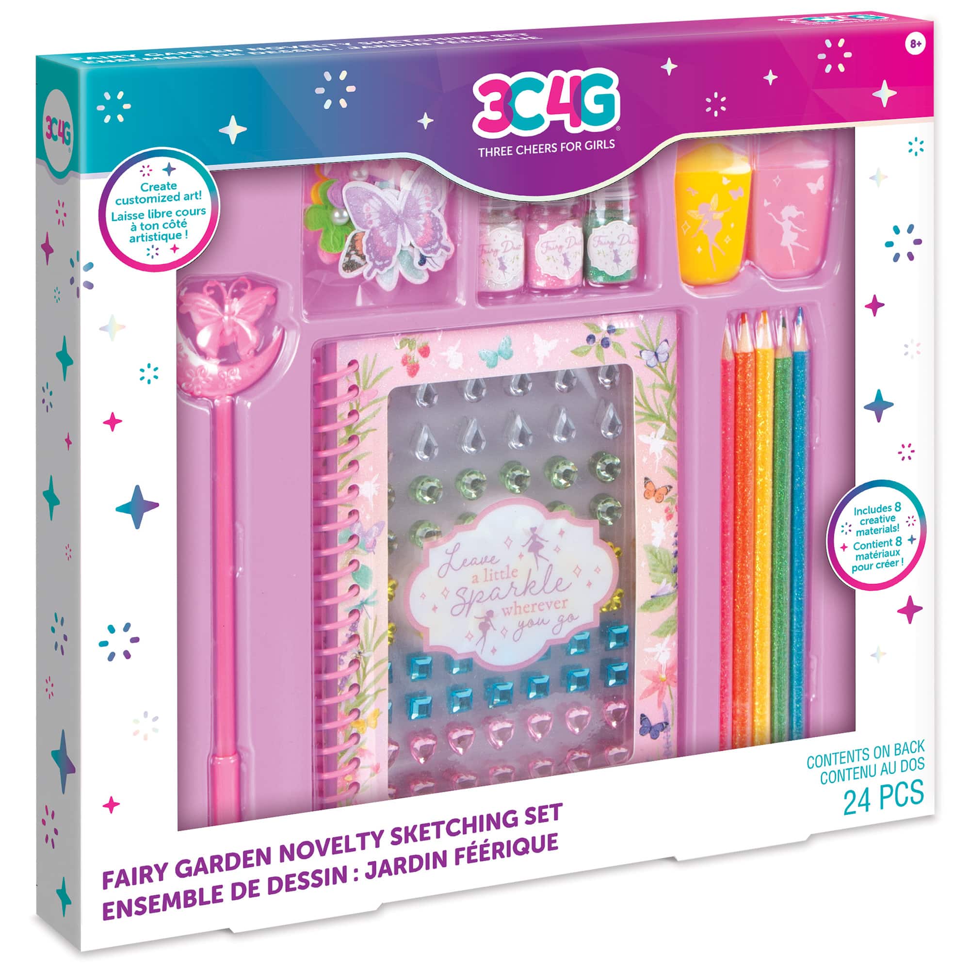 Make It Real™ 3C4G® Fairy Garden Novelty Sketching Set