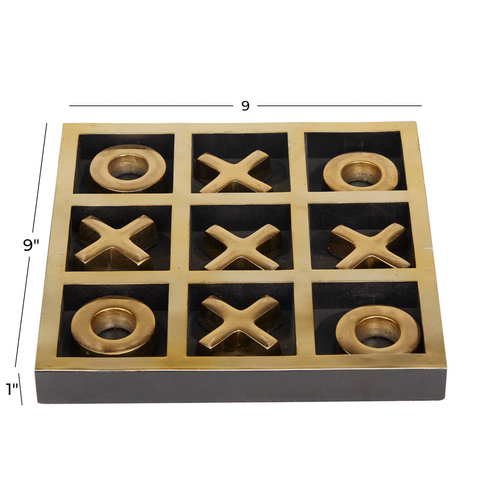 Gold Glam Game Set, 9" x 9" x 1"