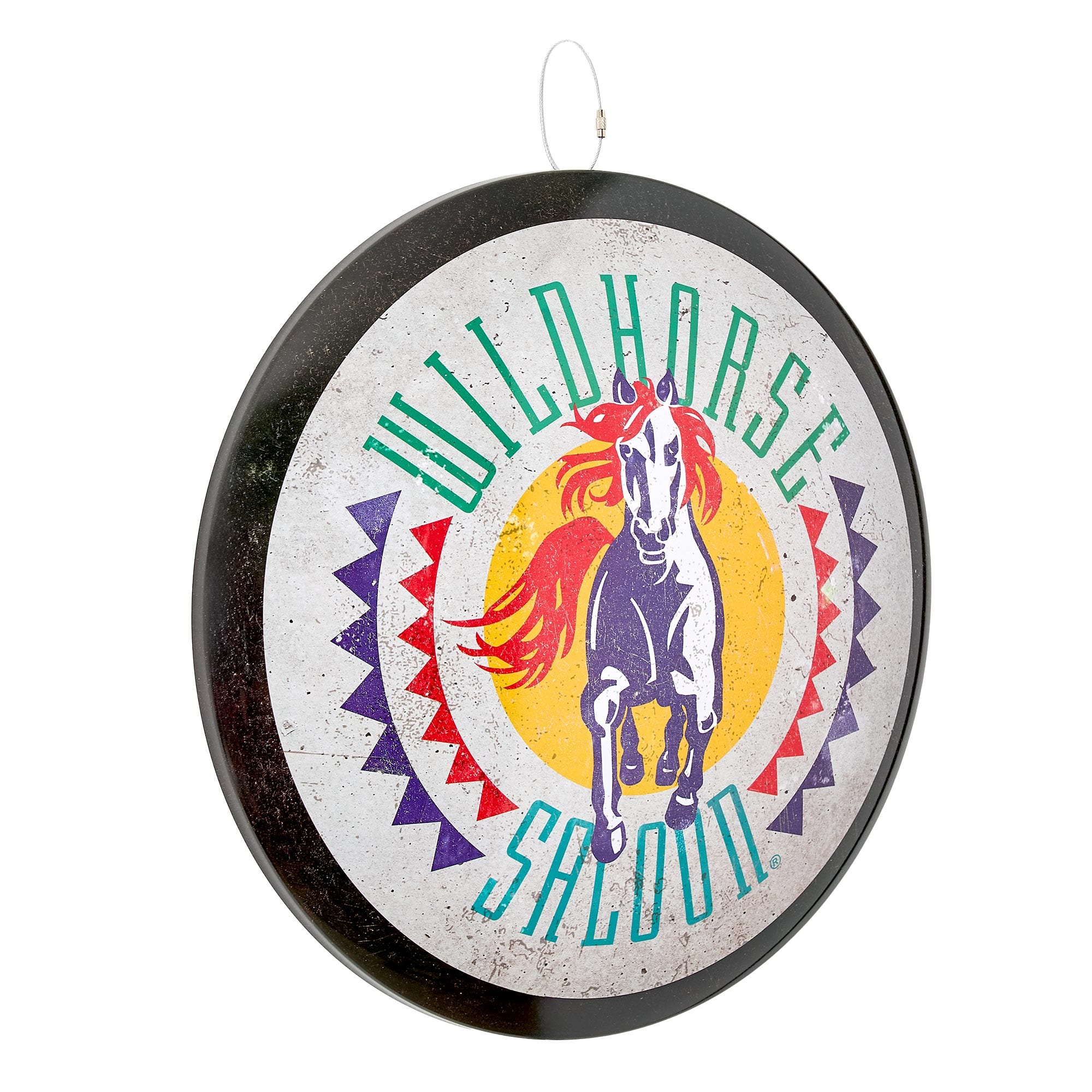 American Art Decor Grand Ole Opry Wildhorse Saloon Domed Metal Sign - 15" x 15"