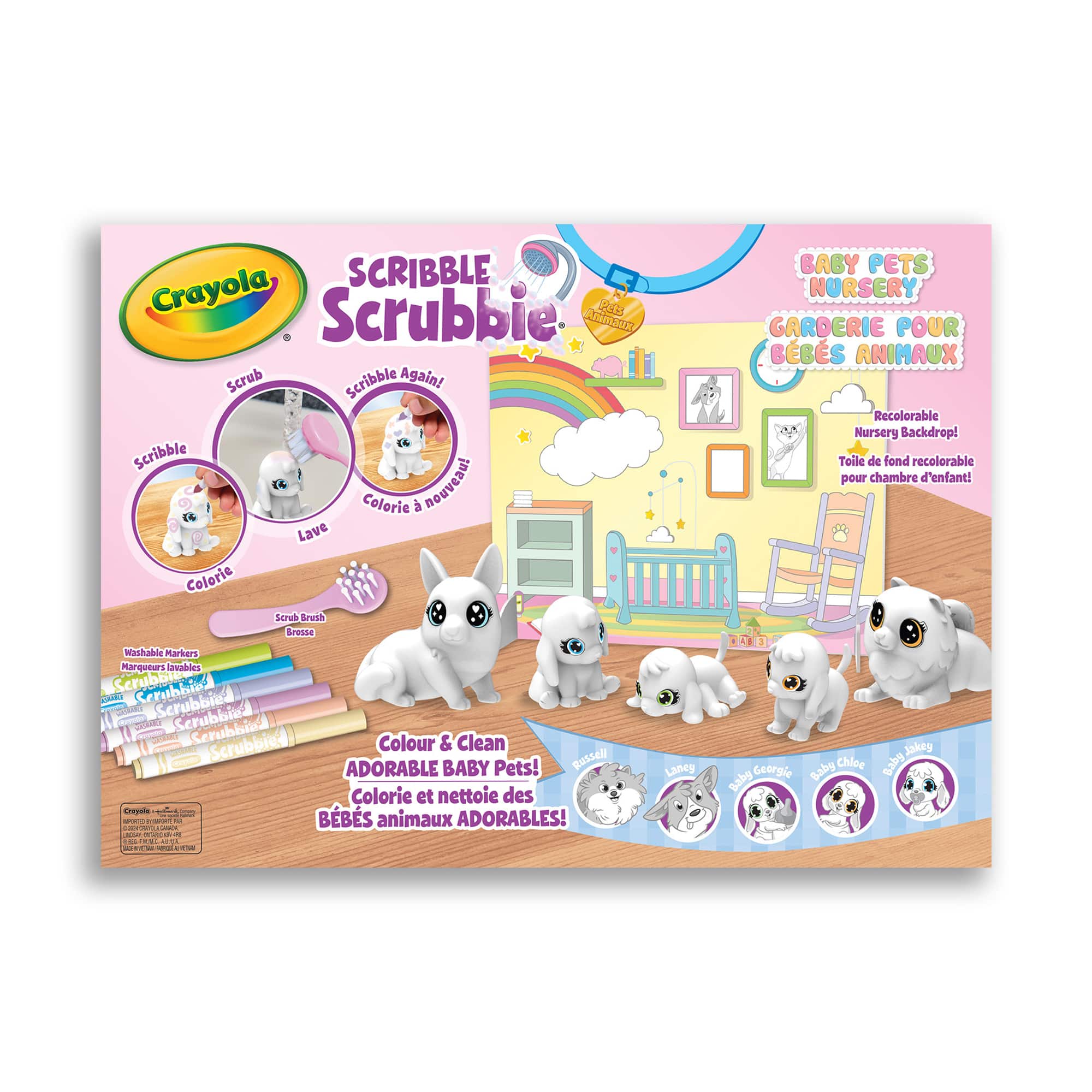 Crayola® Scribble Scrubbie® Baby Pets Nursery Set
