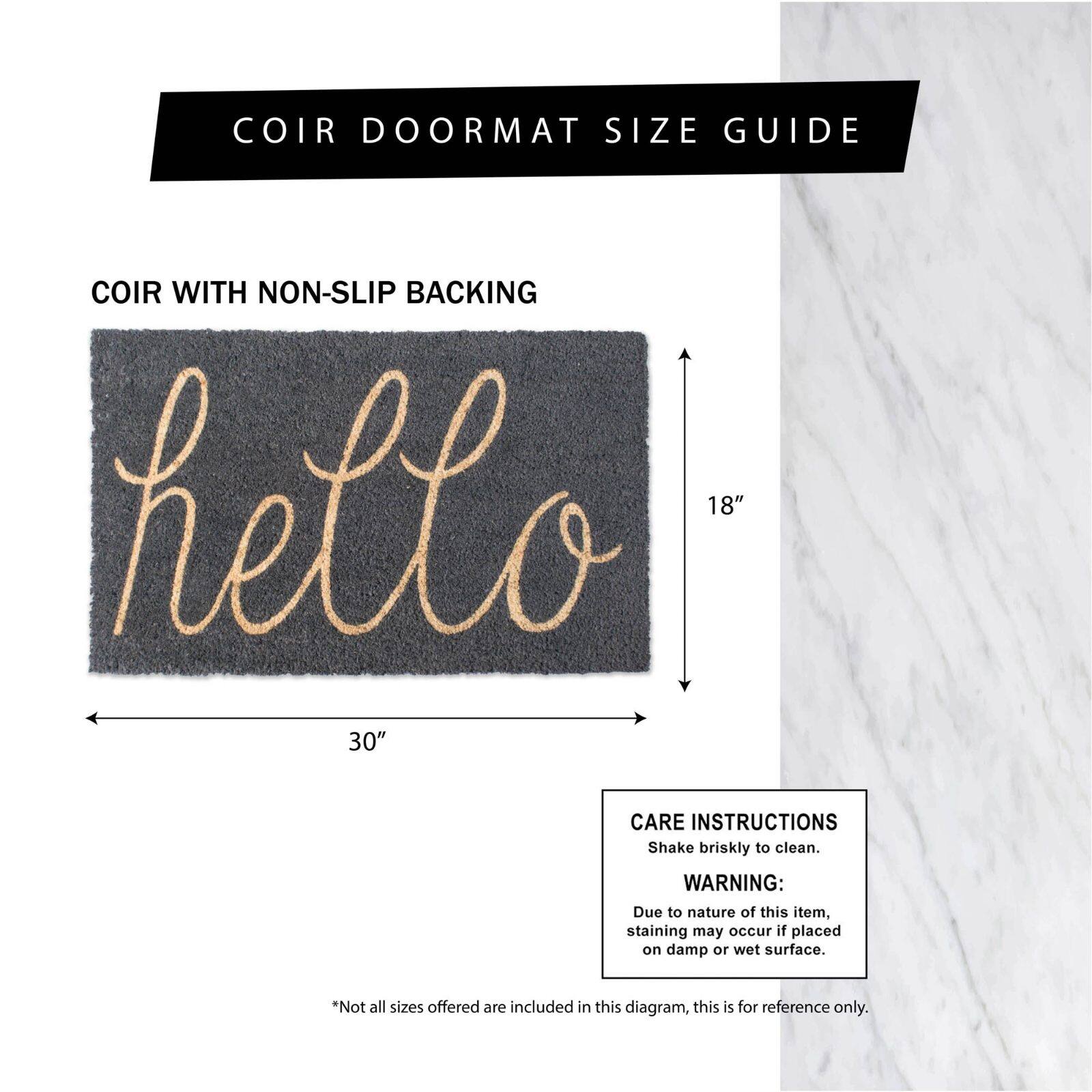 DII® Cheers Engraved Doormat