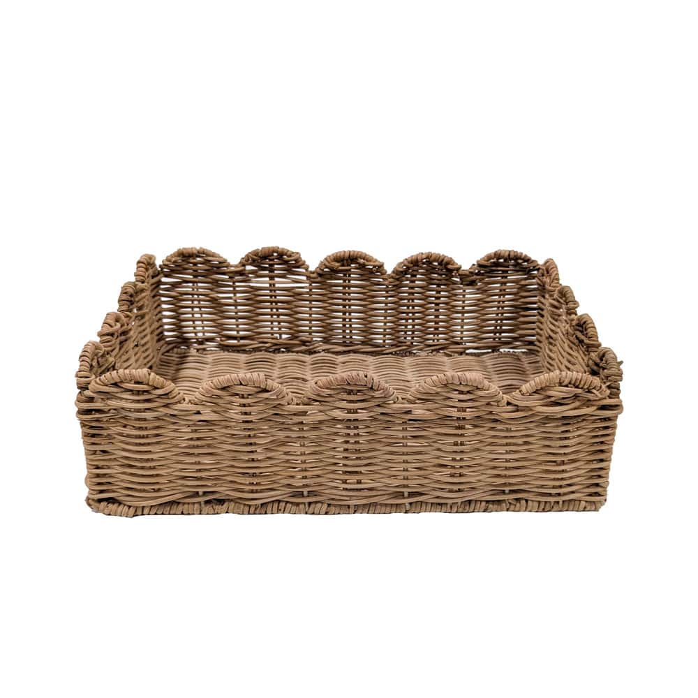 Scallop Rattan Tray by Ashland®