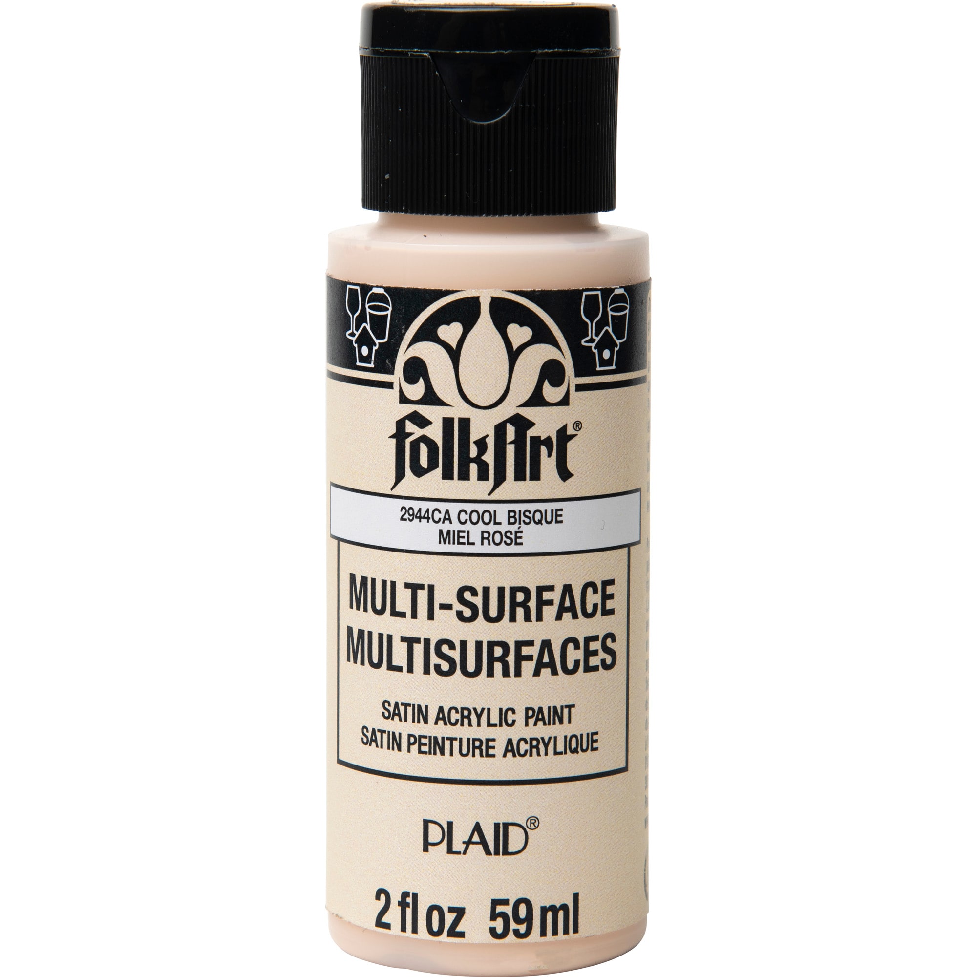 12 Pack: FolkArt® Multi-Surface Satin Acrylic Paint, 2oz.