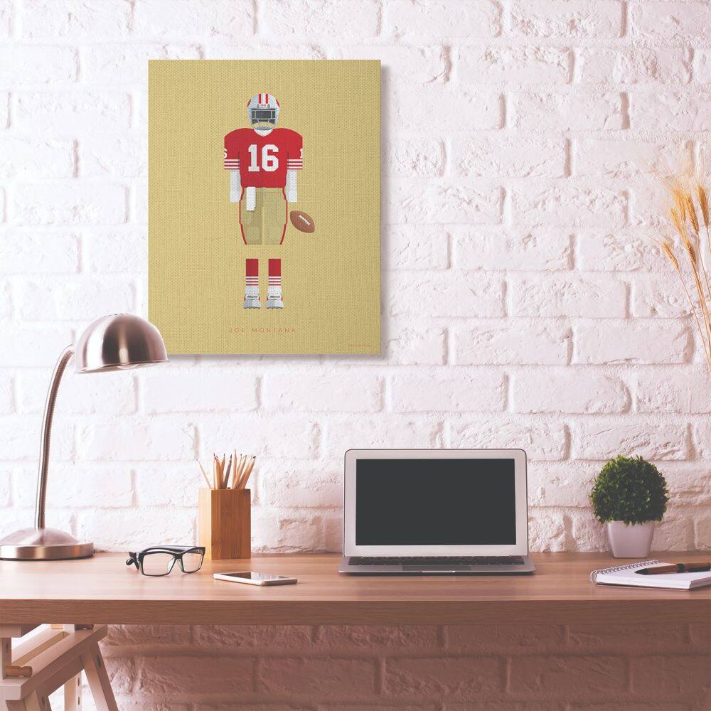 Stupell Industries Joe Montana Fashion Design Canvas Wall Art