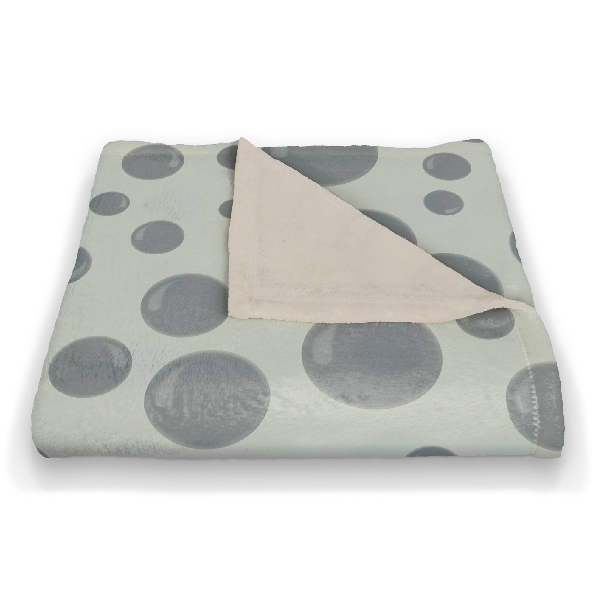 Bubbles All Over Coral Fleece Blanket