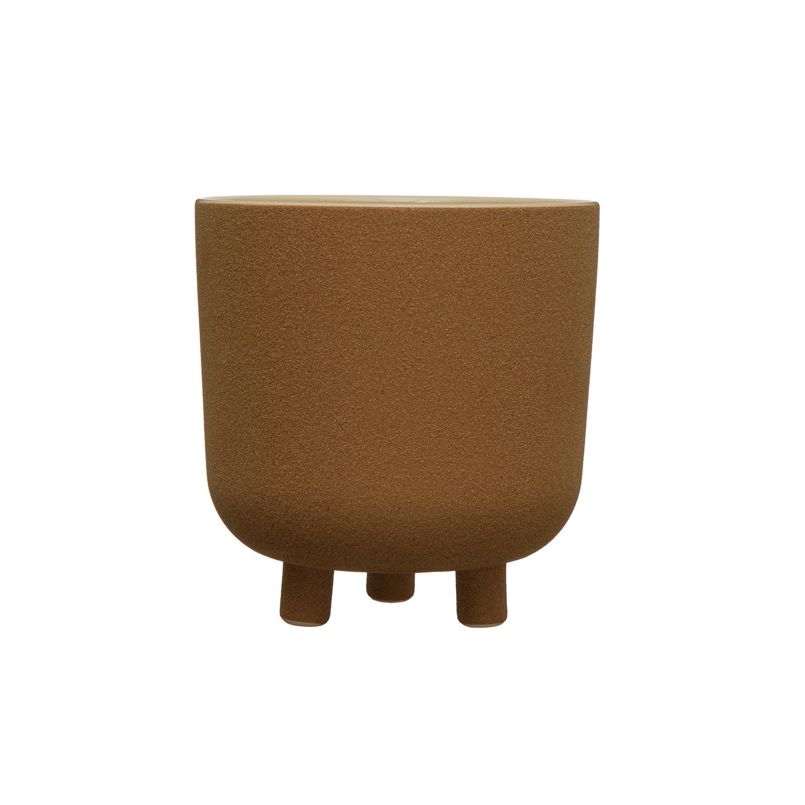 7" Stoneware Footed Planter