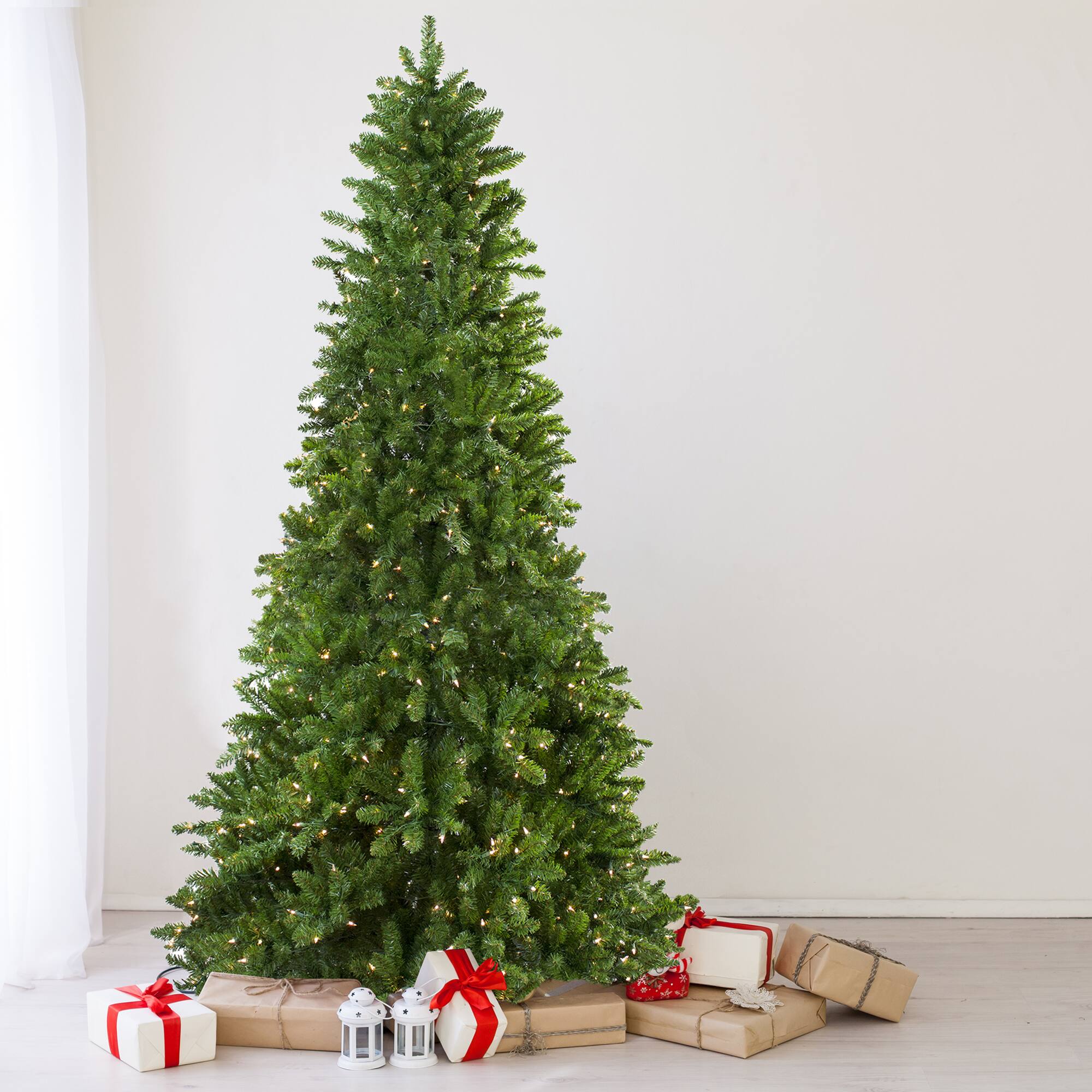 10ft. Pre-Lit Everett Pine Artificial Christmas Tree, Clear Lights