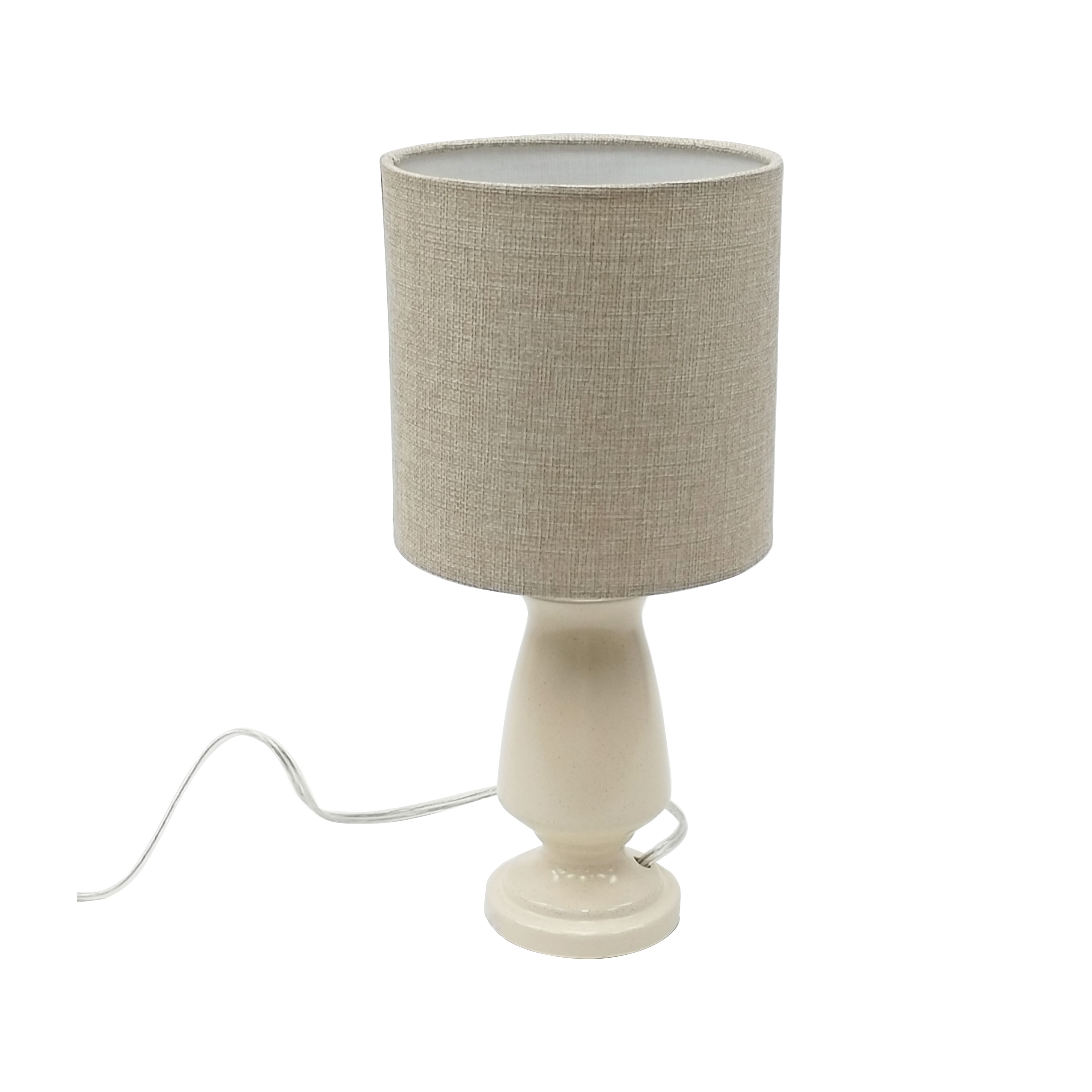 14.5" White Ceramic Tabletop Lamp by Ashland®