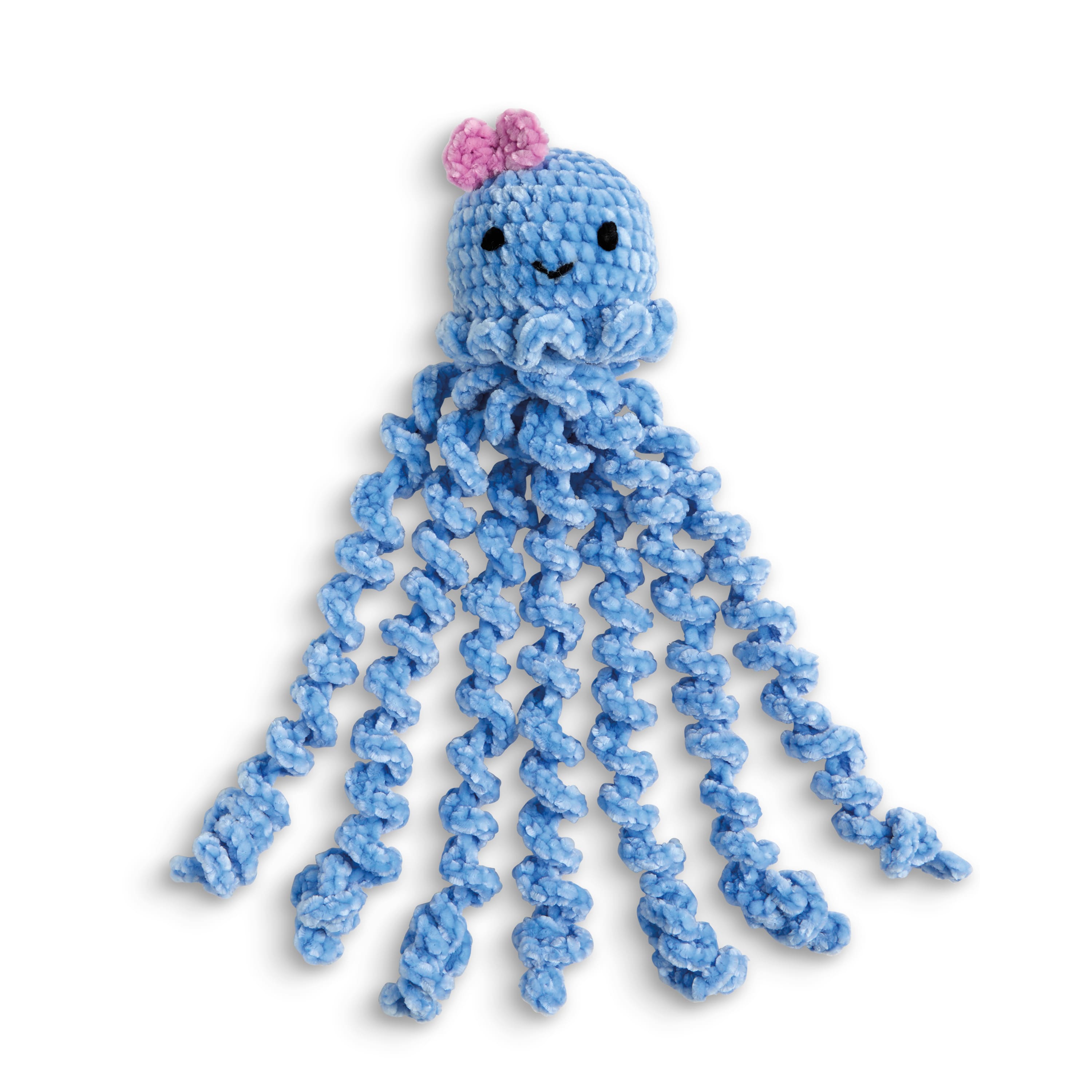 Octopus Intermediate Cuddle Craft Crochet Kit by Loops & Threads