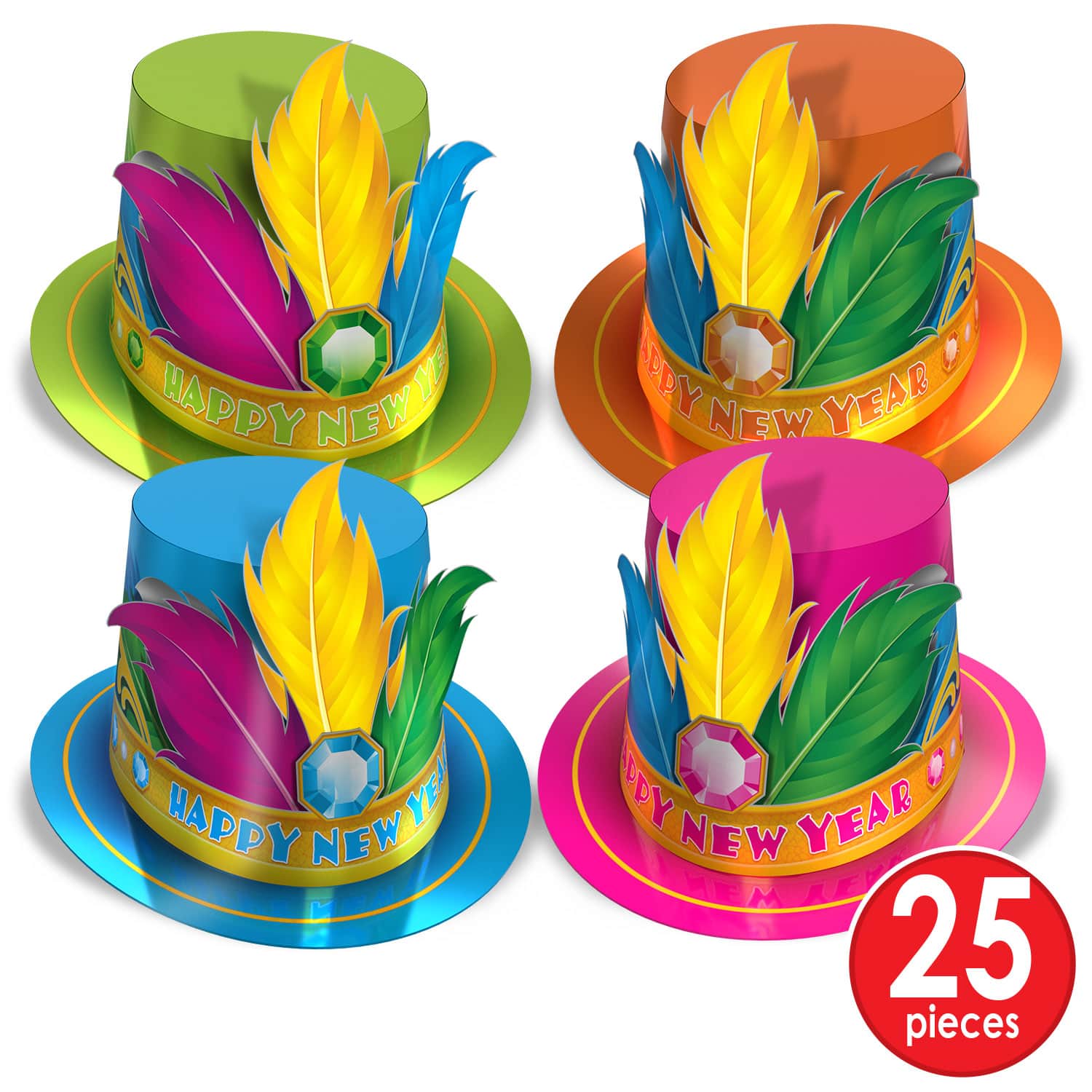 Beistle Neon Rio New Year Accessory Kit