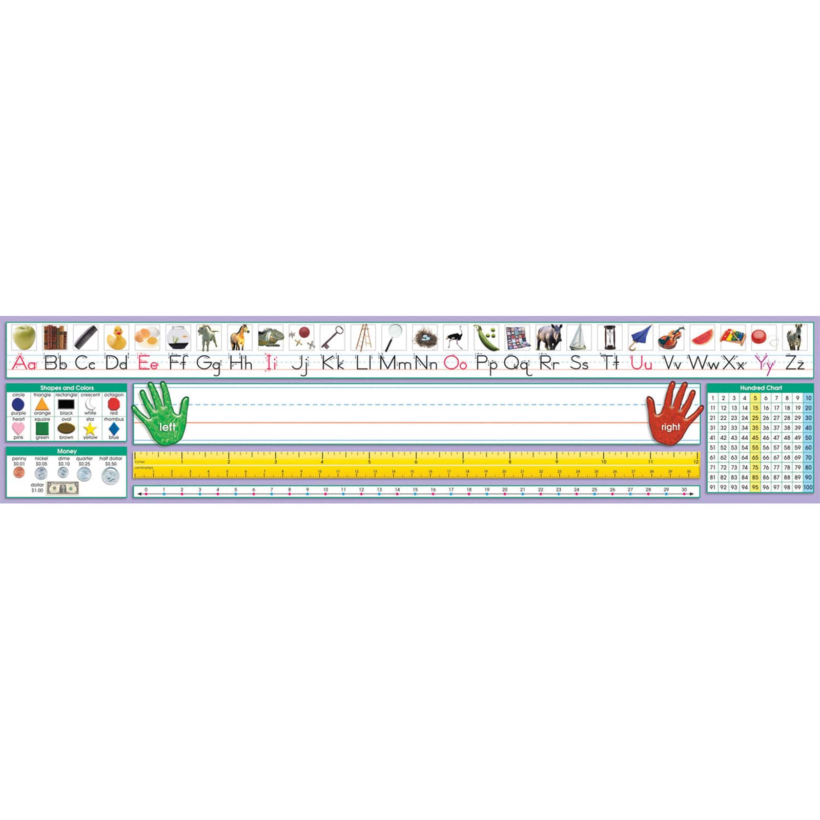 Primary Desk Plates, 2 Packs of 36