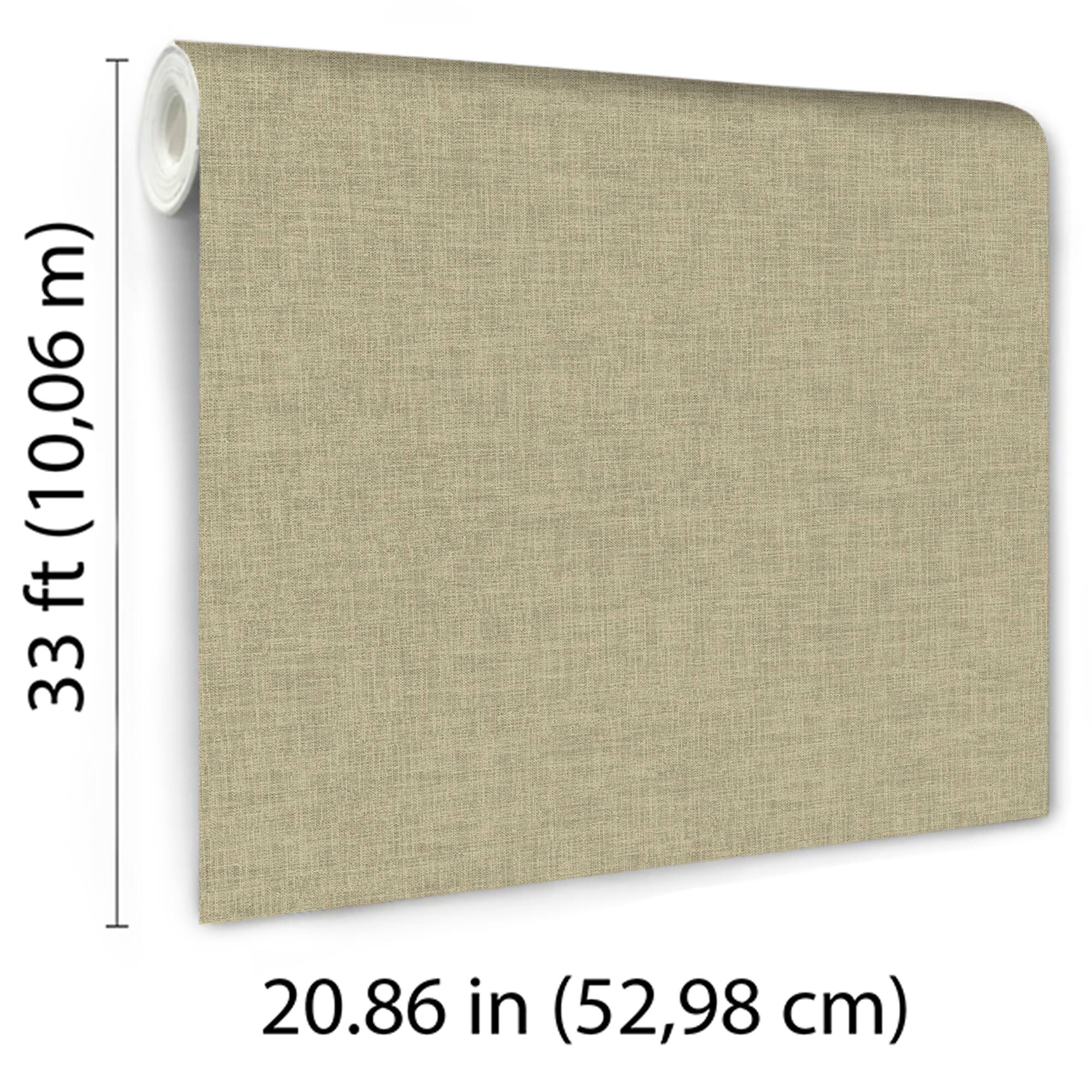 Designs Direct Antibes Linen Weave Texture Wallpaper