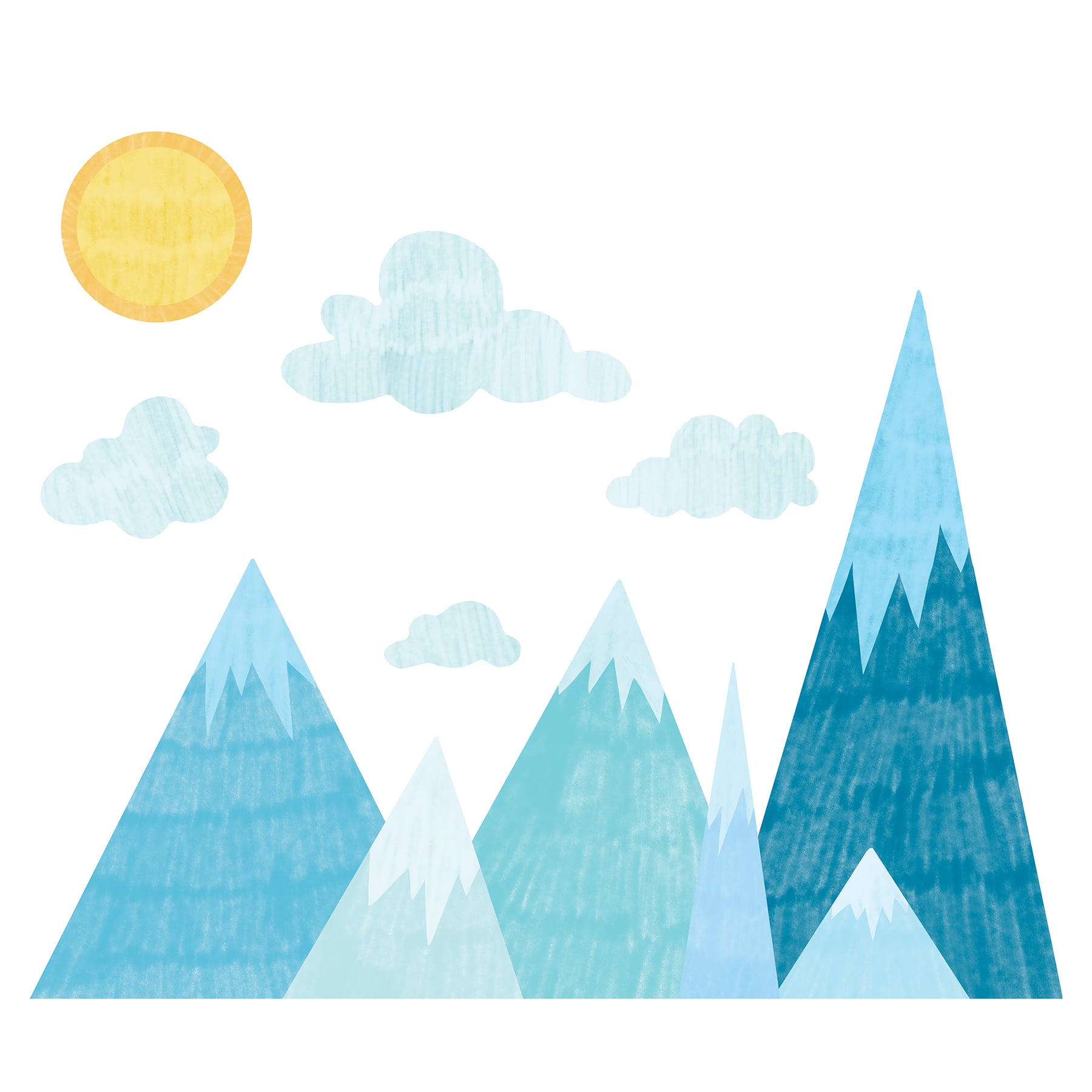 WallPops The Peak Of Mountain Wall Decal