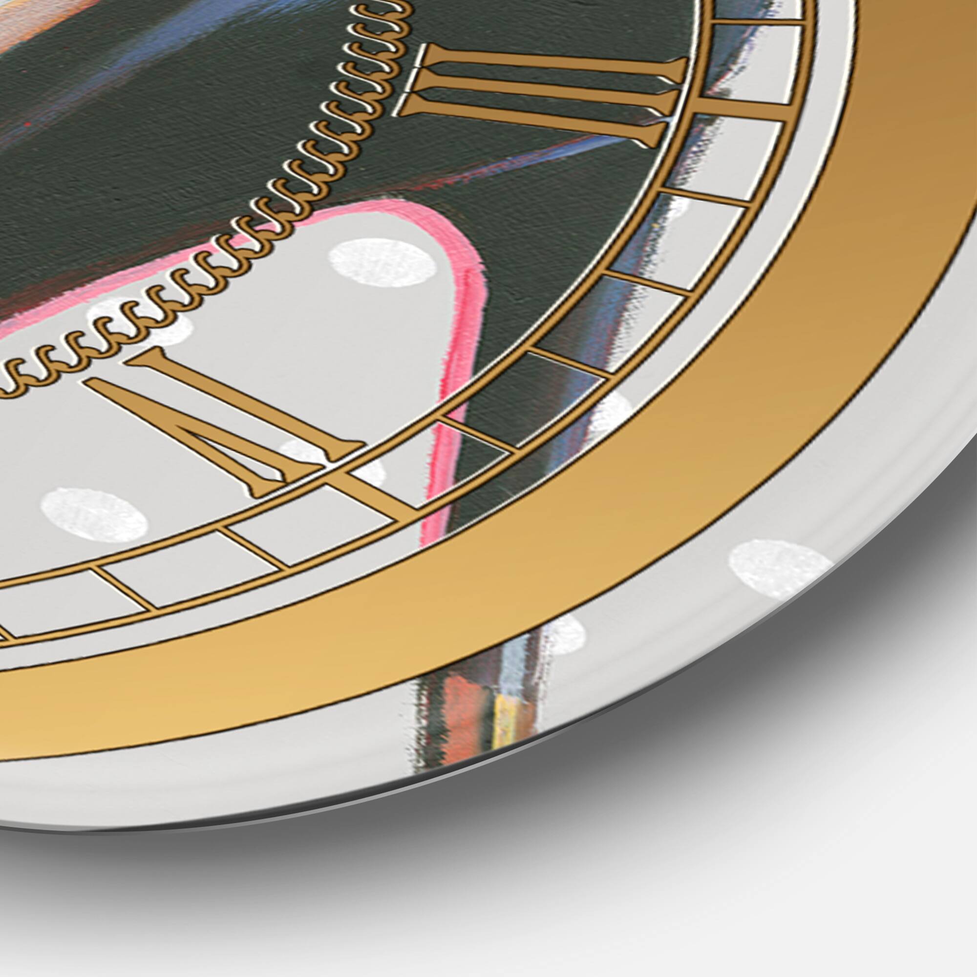 Designart 'Glam Fashion High Heels I Glam Wall Clock