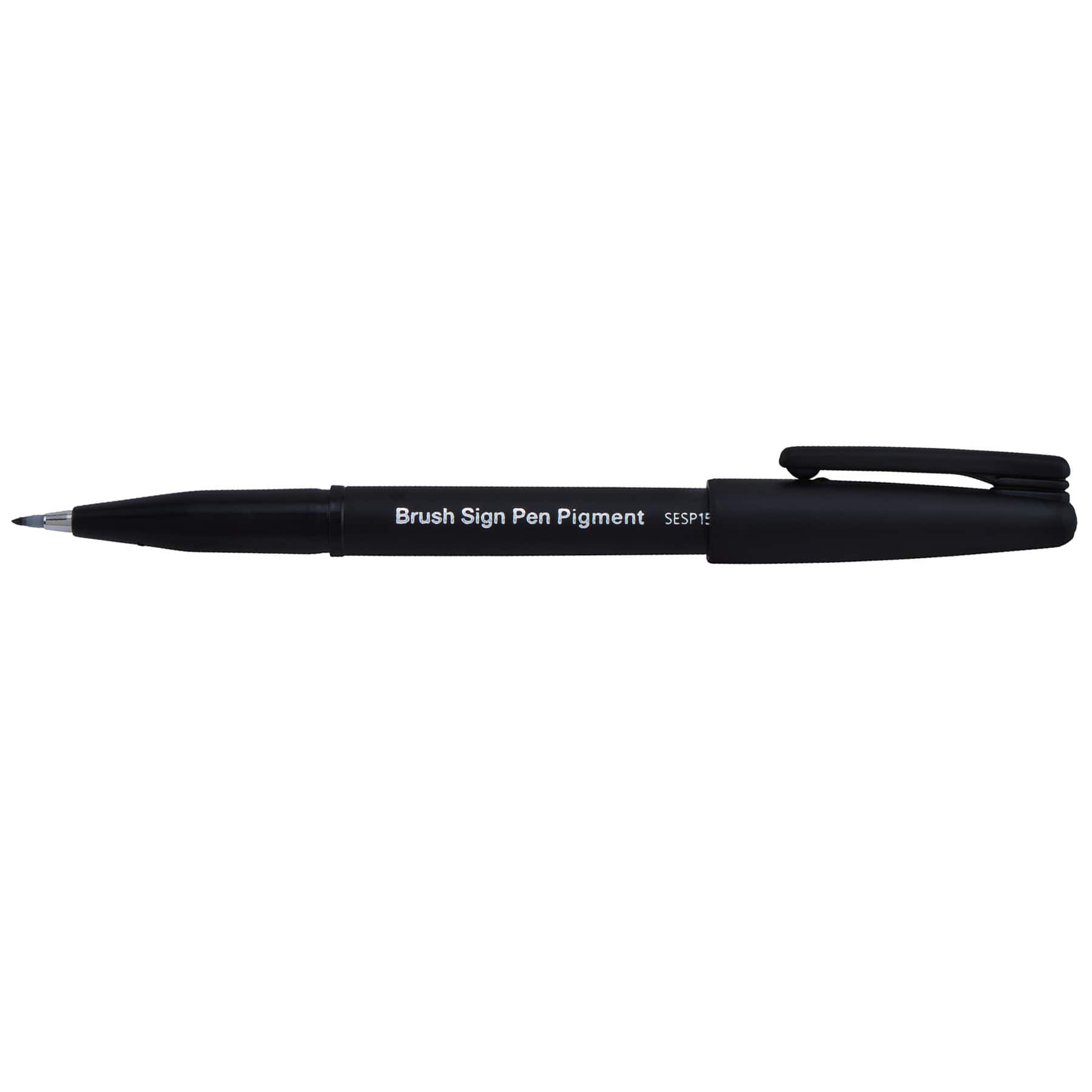Pentel® Sign Pen® Black Open Stock Pigment Ink Brush Pen