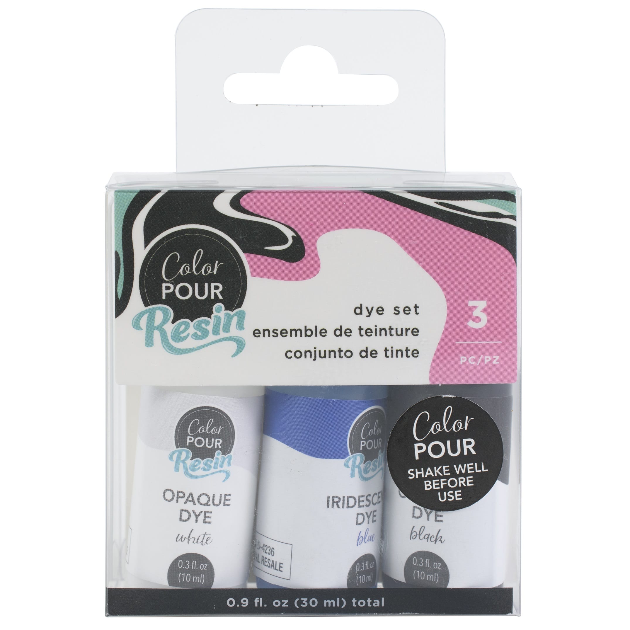 Color Pour 0.3oz. Opaque & Iridescent Resin Dye Set