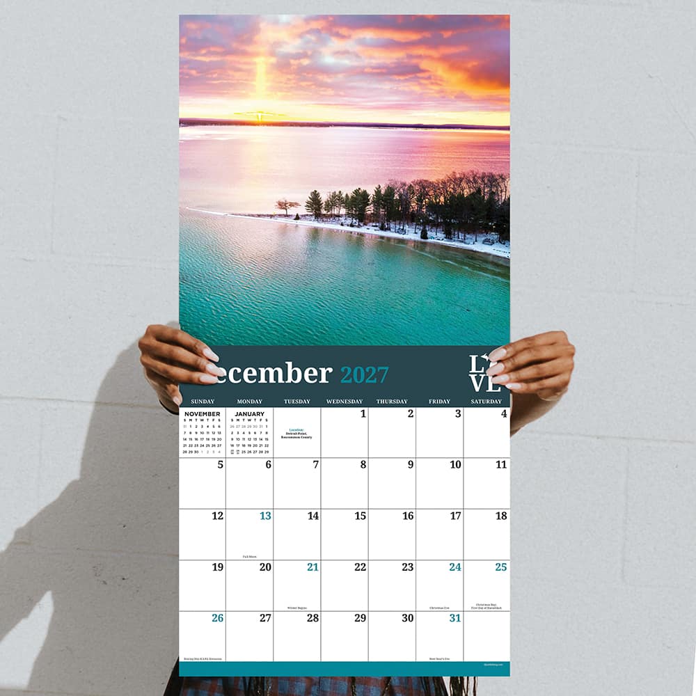 2027 Michigan Wall Calendar