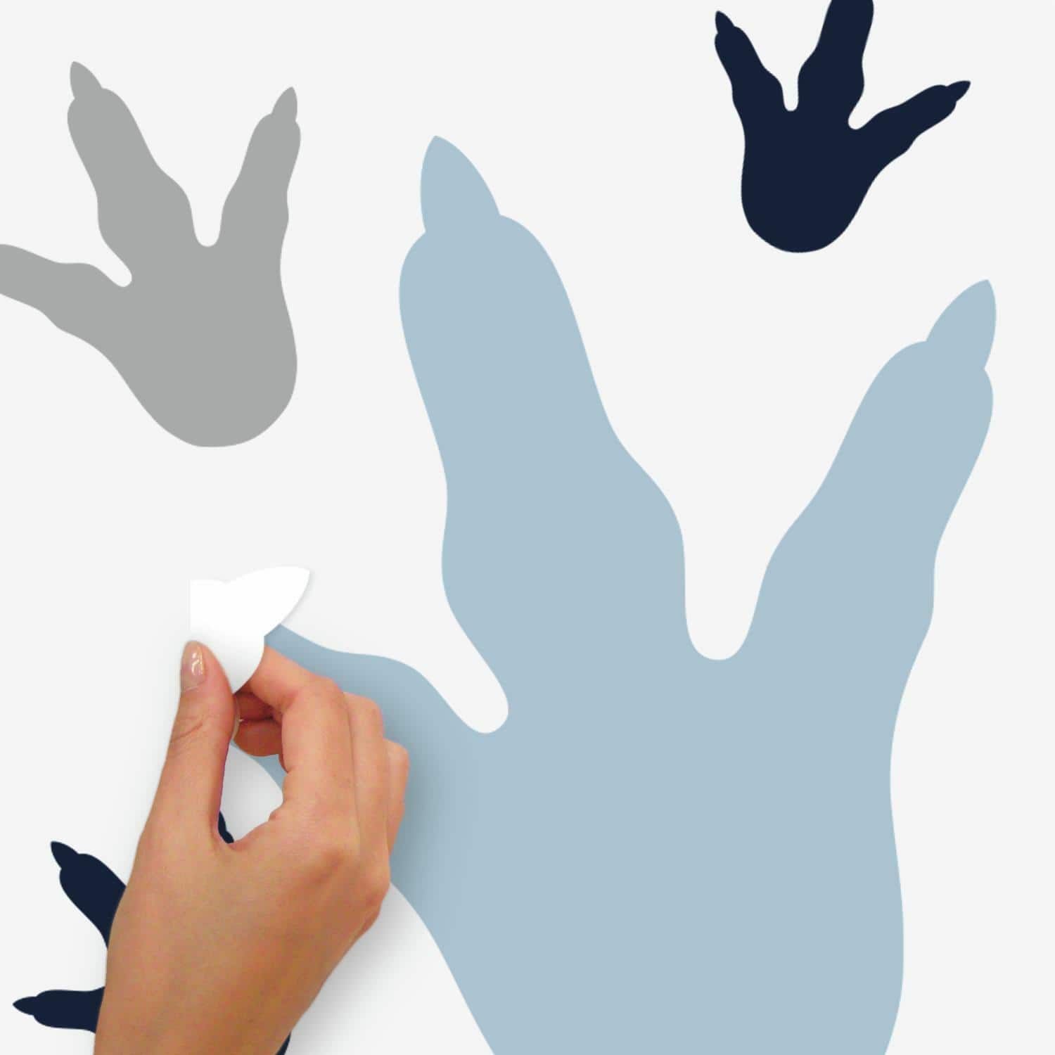 RoomMates Dino Feet Peel & Stick Wall Decals