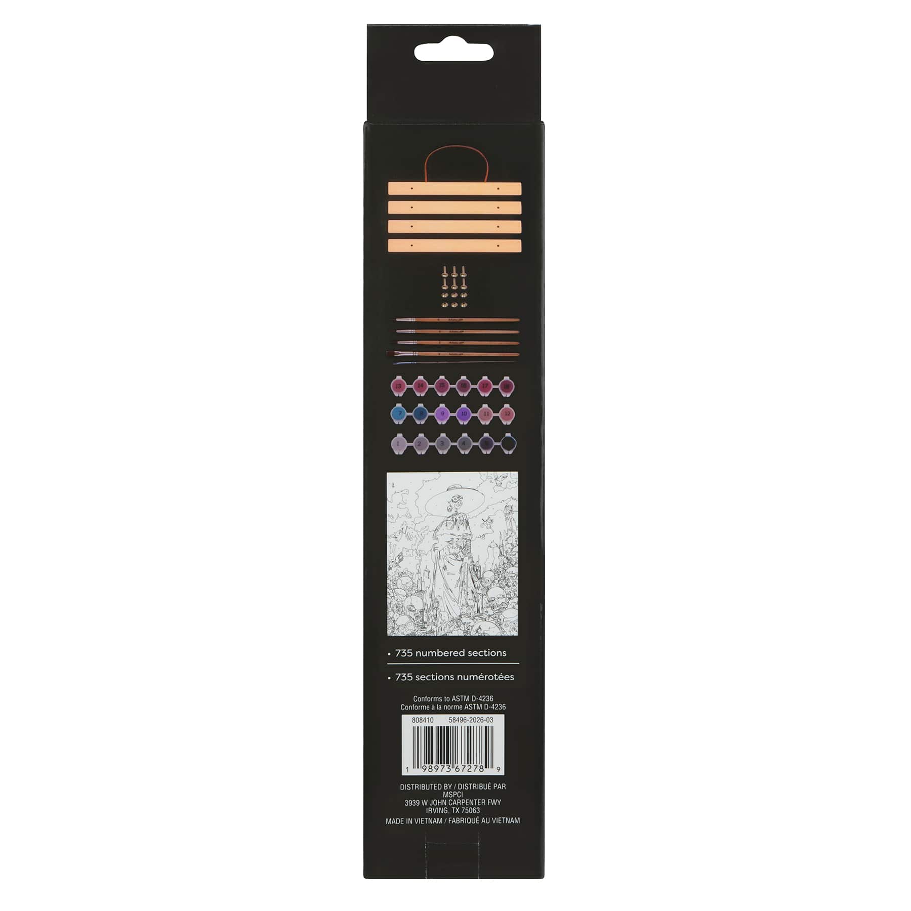 11" x 14" Day of the Dead Paint-by-Number Kit by Artist's Loft®