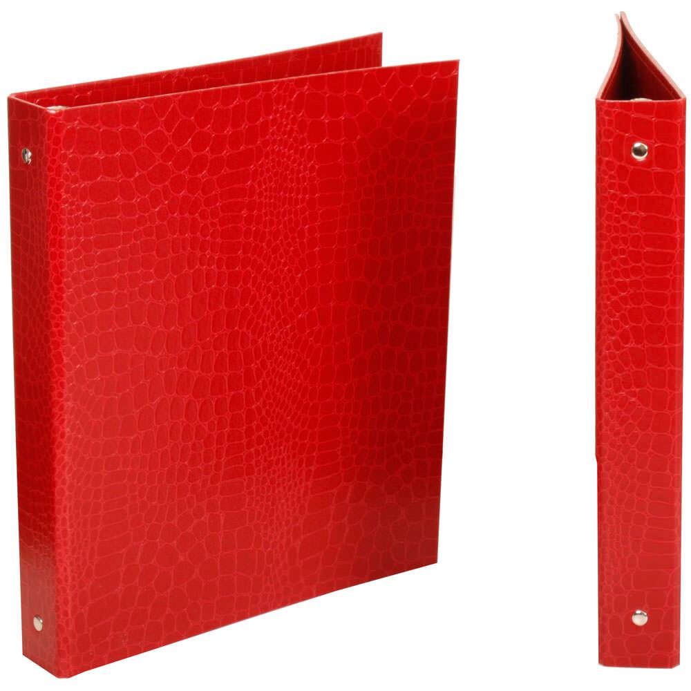 JAM Paper 1" Crocodile Texture 3-Ring Binders