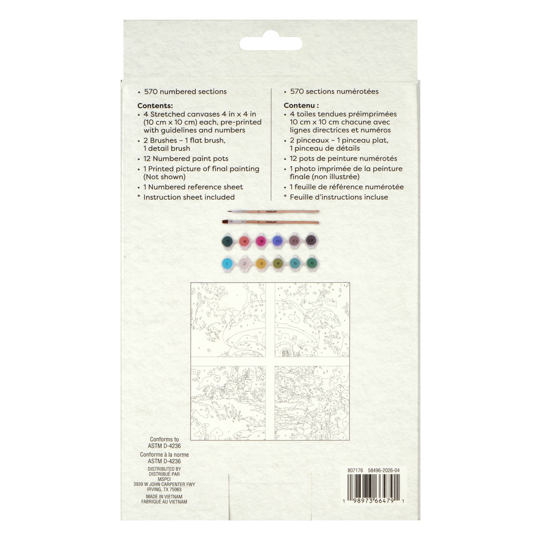 Fairy Garden Paint-by-Number Gallery Mini Kit by Artist's Loft®