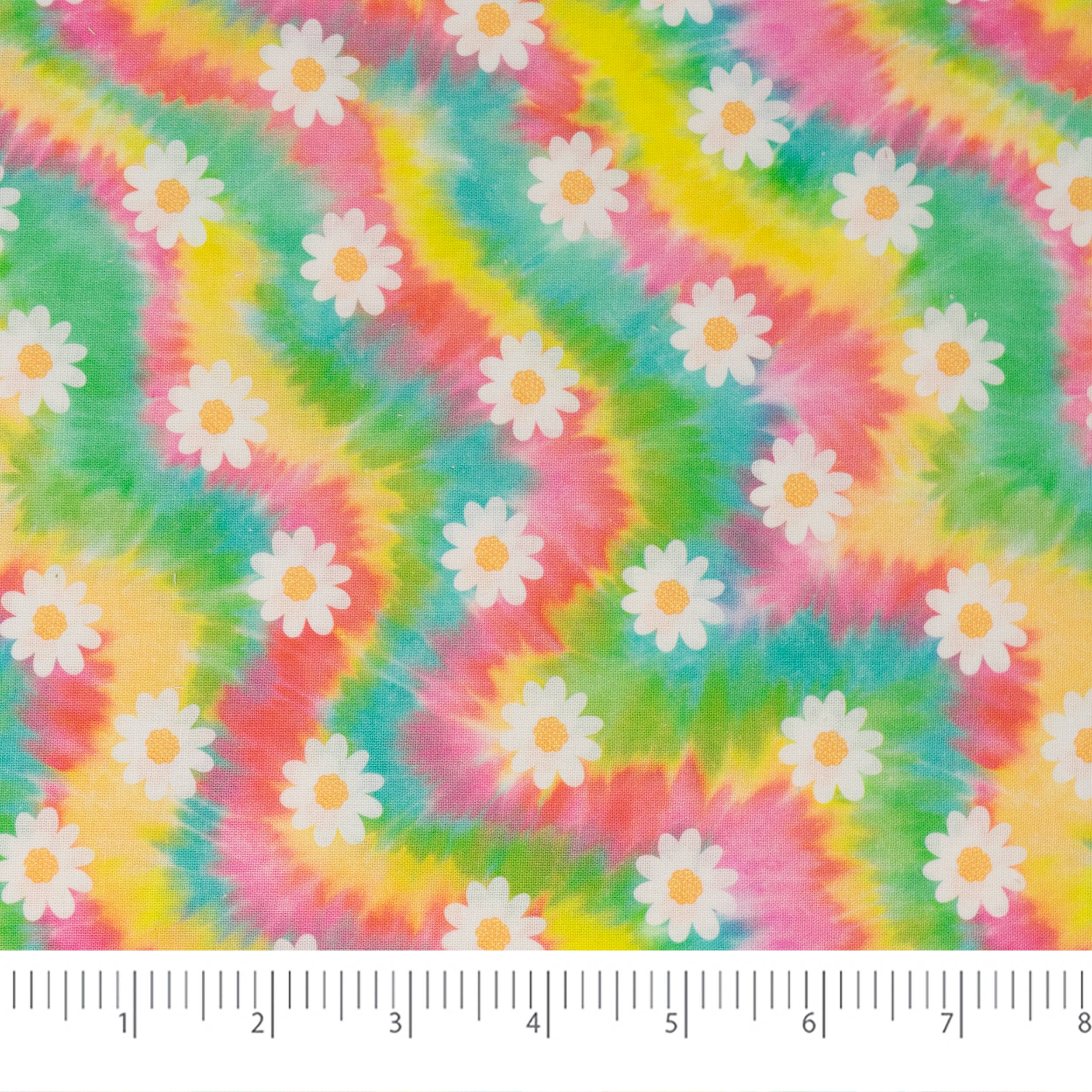 SINGER 10" x 10" Premium Tie Dye Squares Cotton Fabric Pack