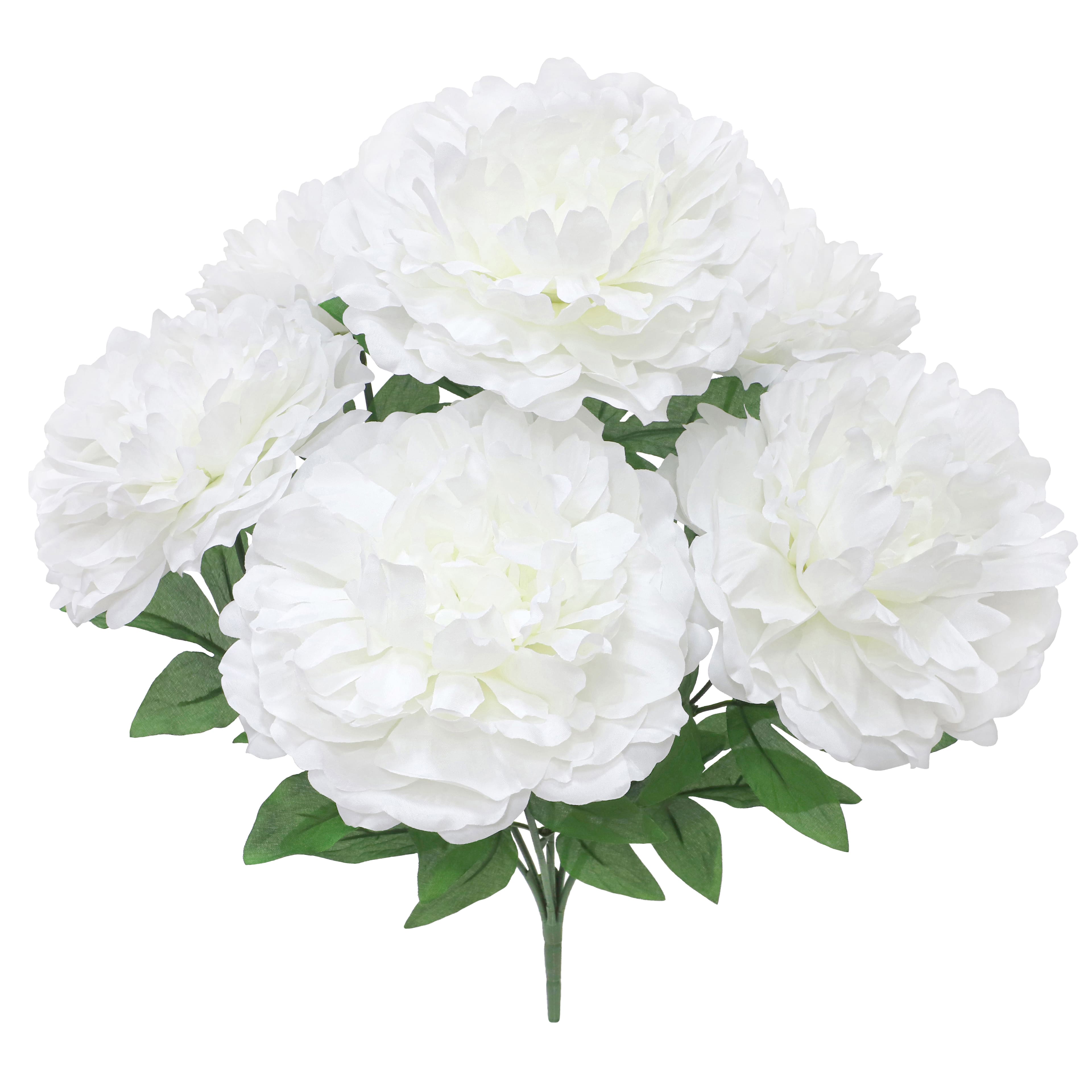 21" White Peony Bush by Ashland®