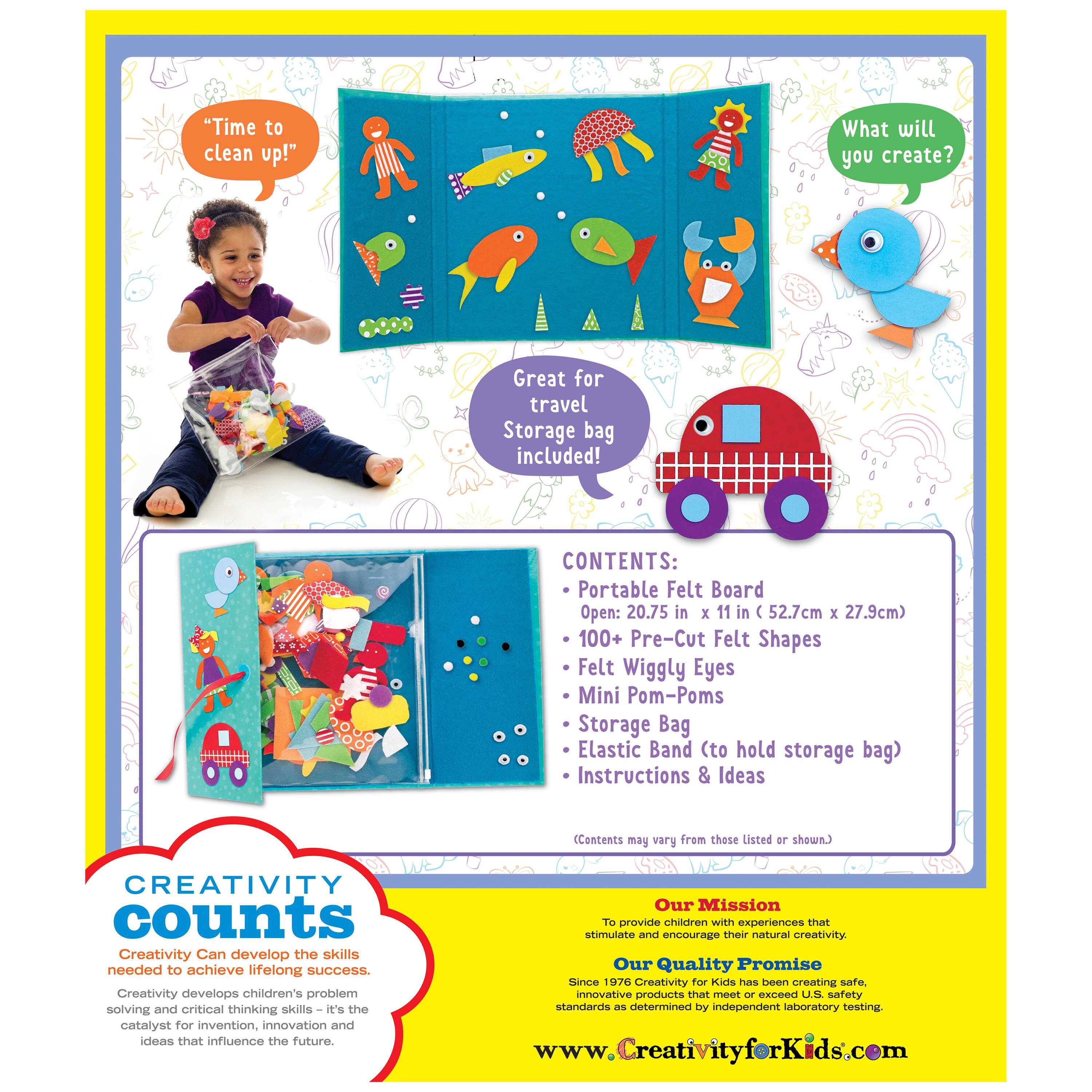 Creativity for Kids® Fun Felt Shapes