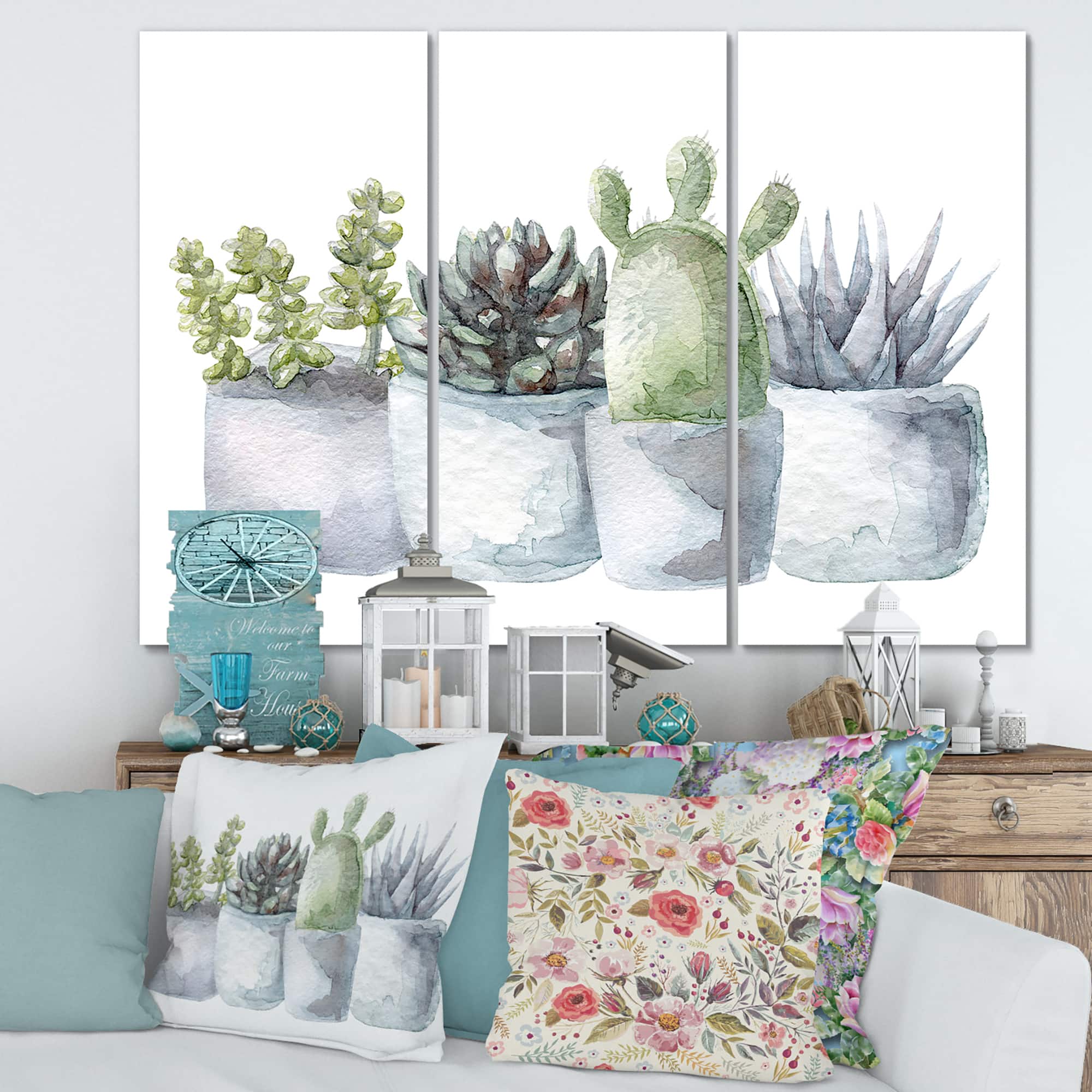 Designart - Cactus and Succulent House Plants I