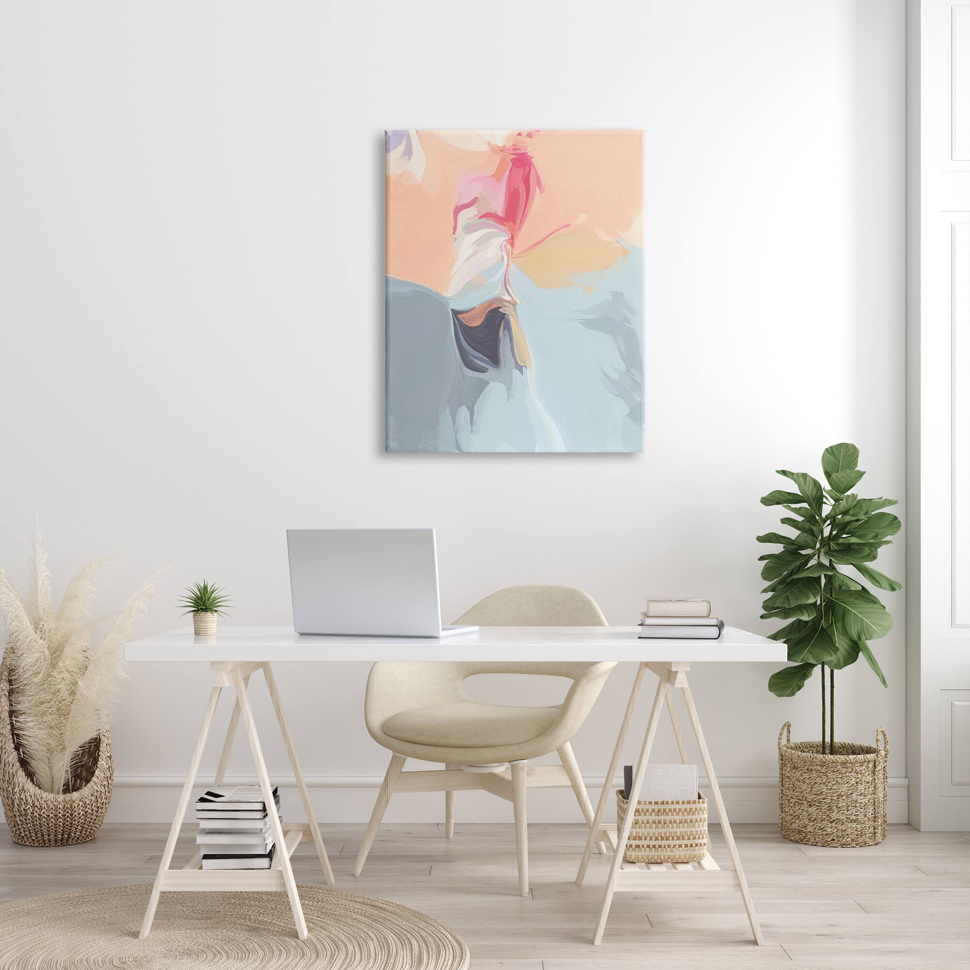 Stupell Industries Abstract Fluid Human Figure Dancing Wall Art
