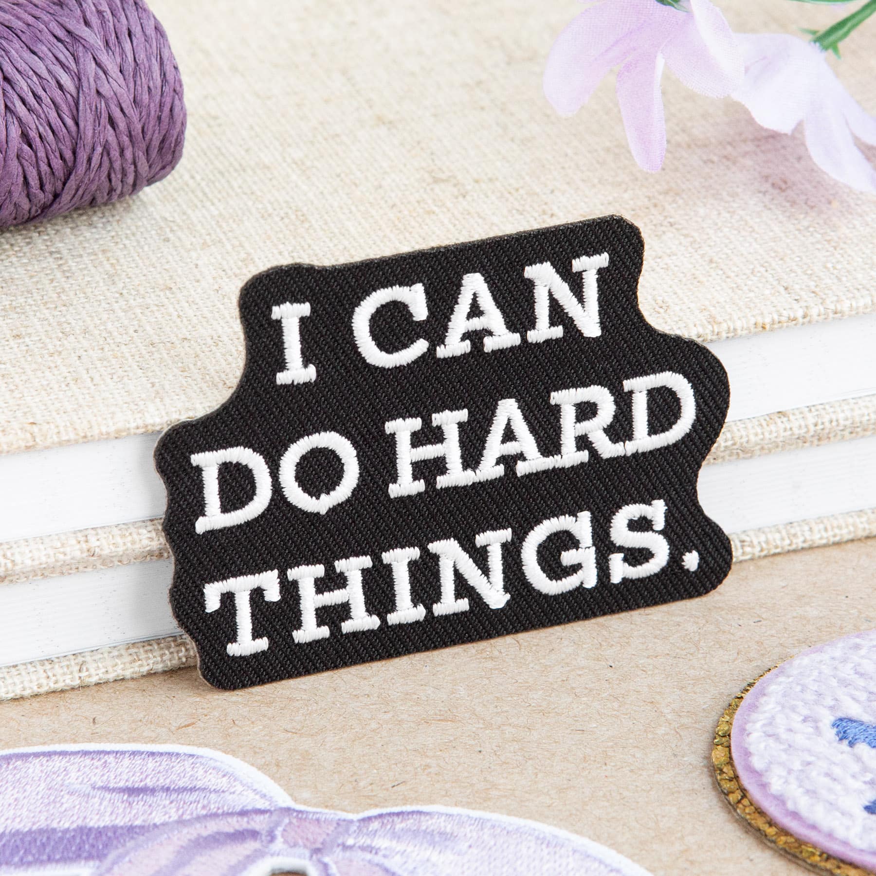 Iron-On & Adhesive I Can Do Hard Things Patch by Make Market®