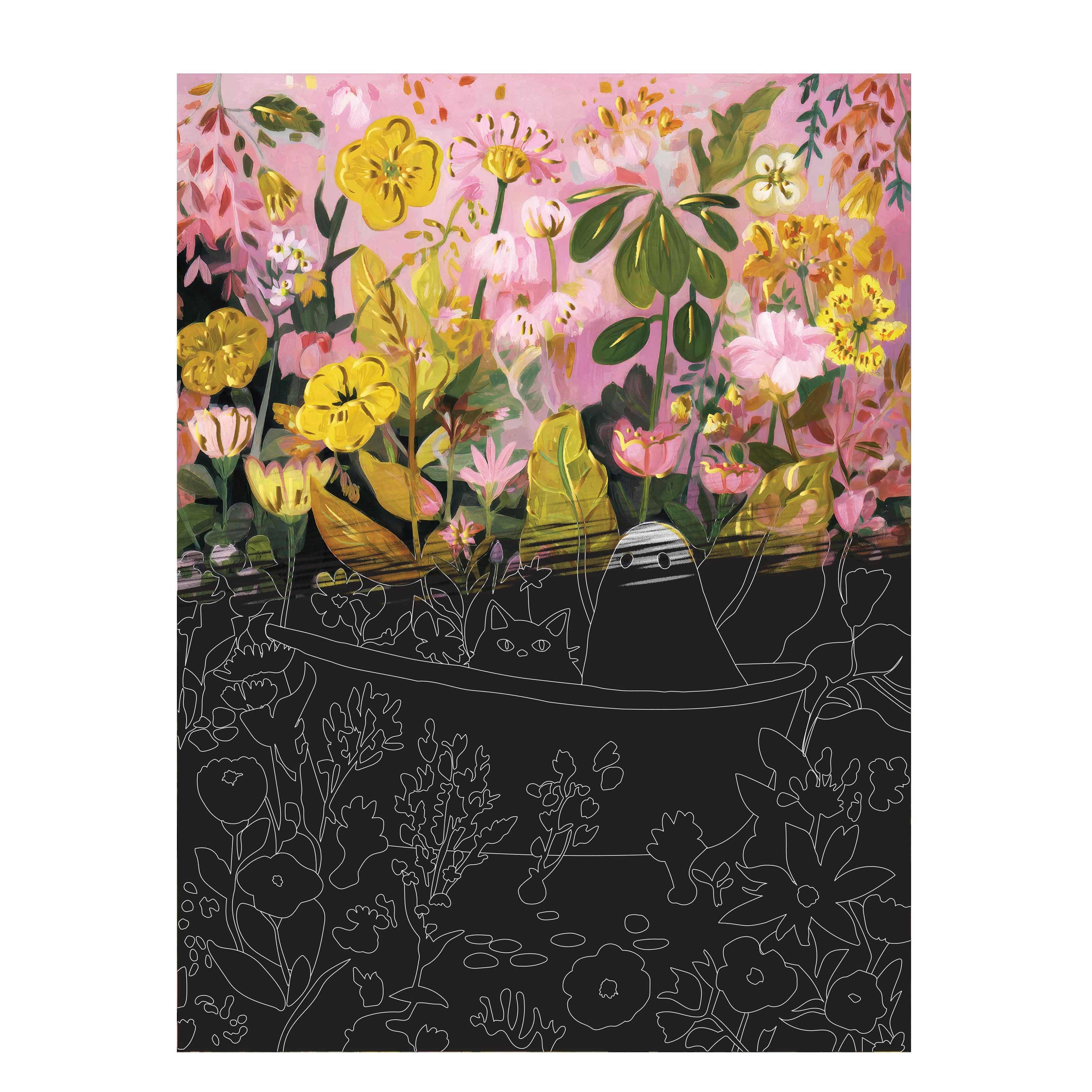 Brea Reese® 9" x 12" Meadow Ghosts Scratch Art Paper Pad