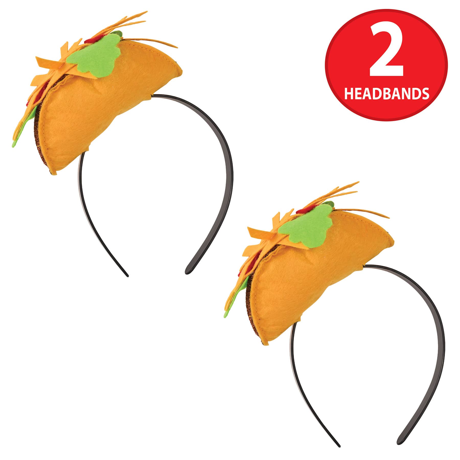 Beistle Adult Taco Headbands, 2ct.